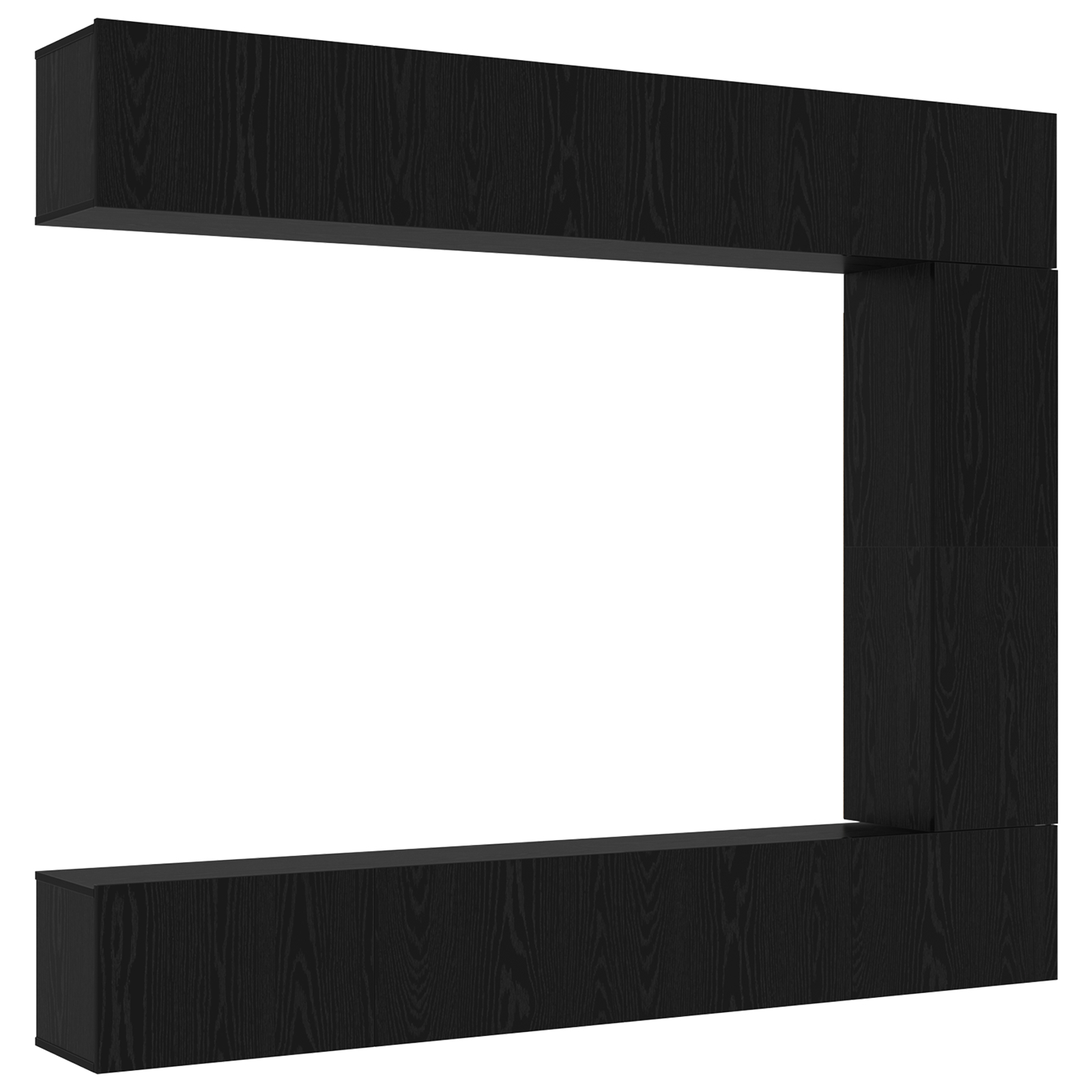 vidaXL Set comodă TV 5 pcs Stejar negru 100 x 30 x 30 cm Lemn compozit vidaXL Set comodă TV 5 pcs Stejar negru 100 x 30 x 30 cm Lemn compozit