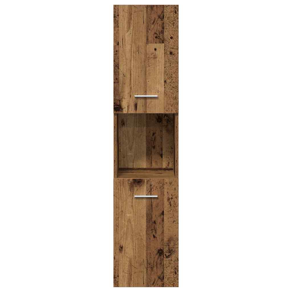vidaXL Seturi Altele 3 pcs Lemn vechi 30 x 30 x 130 cm Lemn compozit