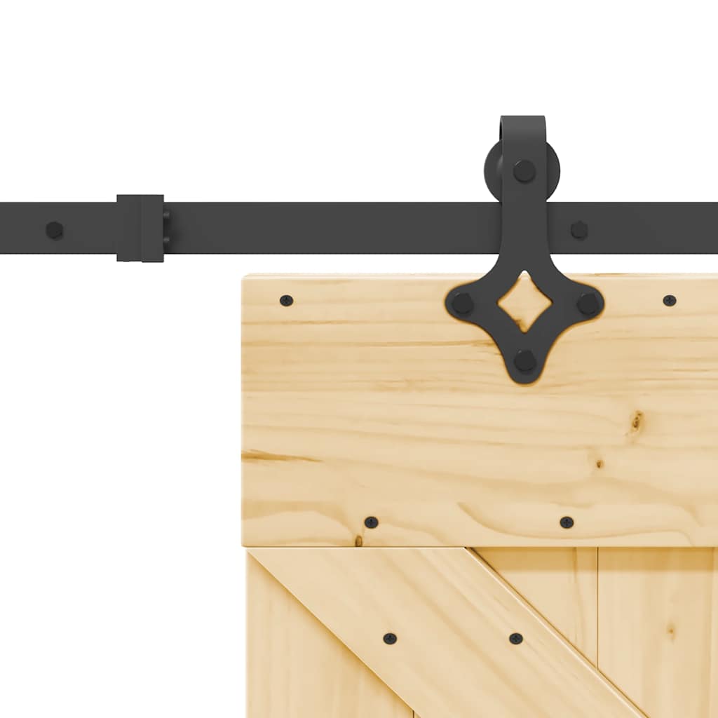 vidaXL Ușă glisantă cu set de feronerie 70x210 cm, lemn masiv de pin vidaXL Ușă glisantă cu set de feronerie 70x210 cm, lemn masiv de pin
