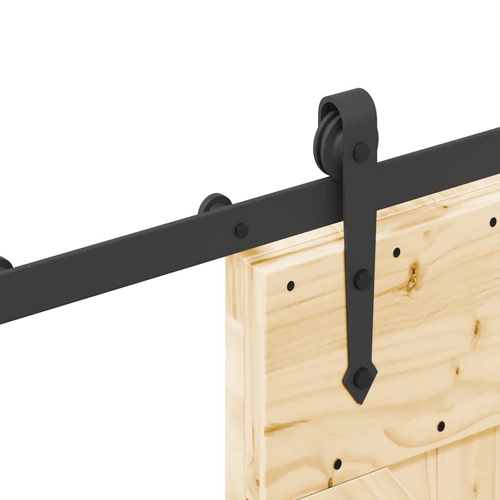 vidaXL Ușă glisantă cu set de feronerie 70x210 cm, lemn masiv de pin vidaXL Ușă glisantă cu set de feronerie 70x210 cm, lemn masiv de pin