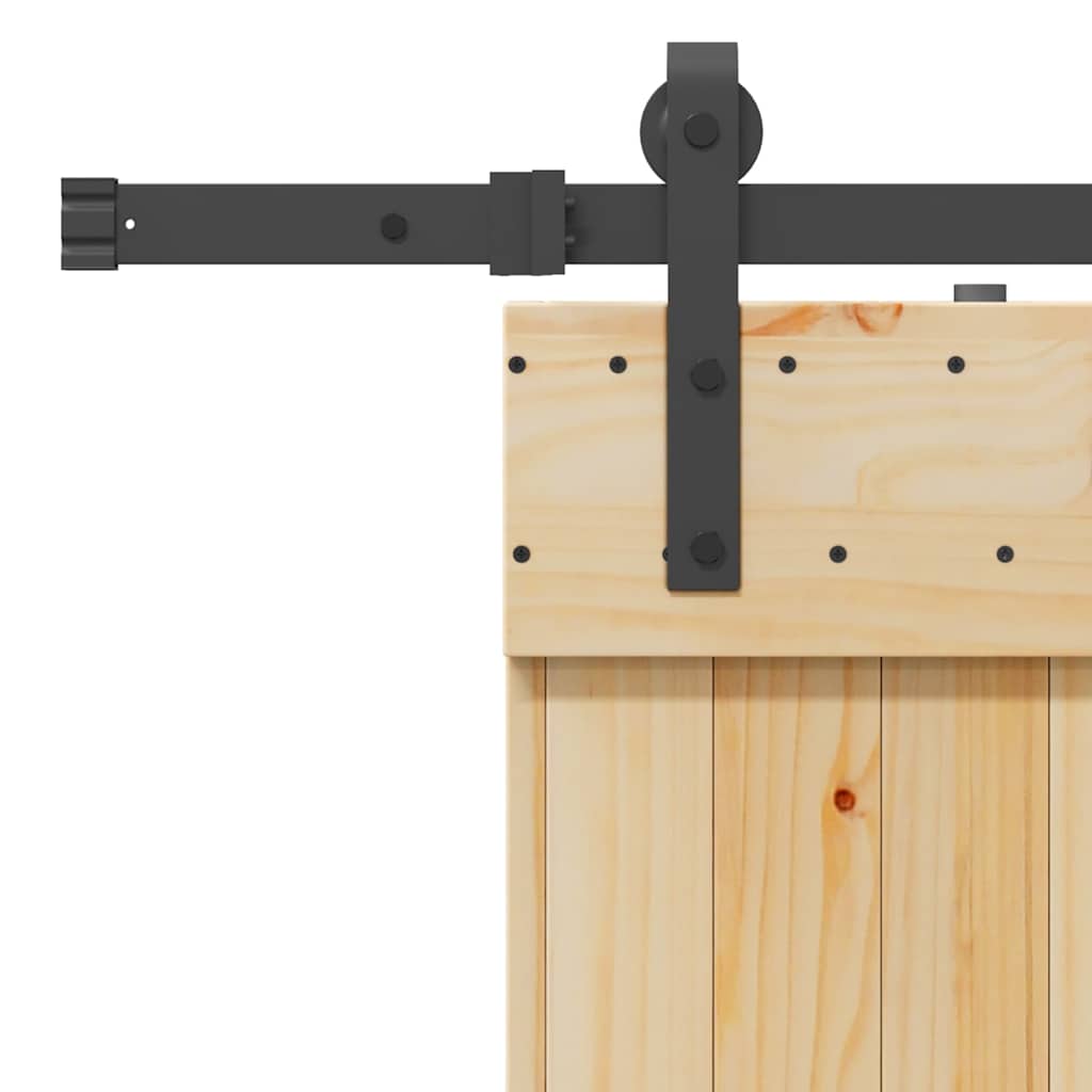 vidaXL Ușă glisantă cu set de feronerie 70x210 cm, lemn masiv de pin vidaXL Ușă glisantă cu set de feronerie 70x210 cm, lemn masiv de pin