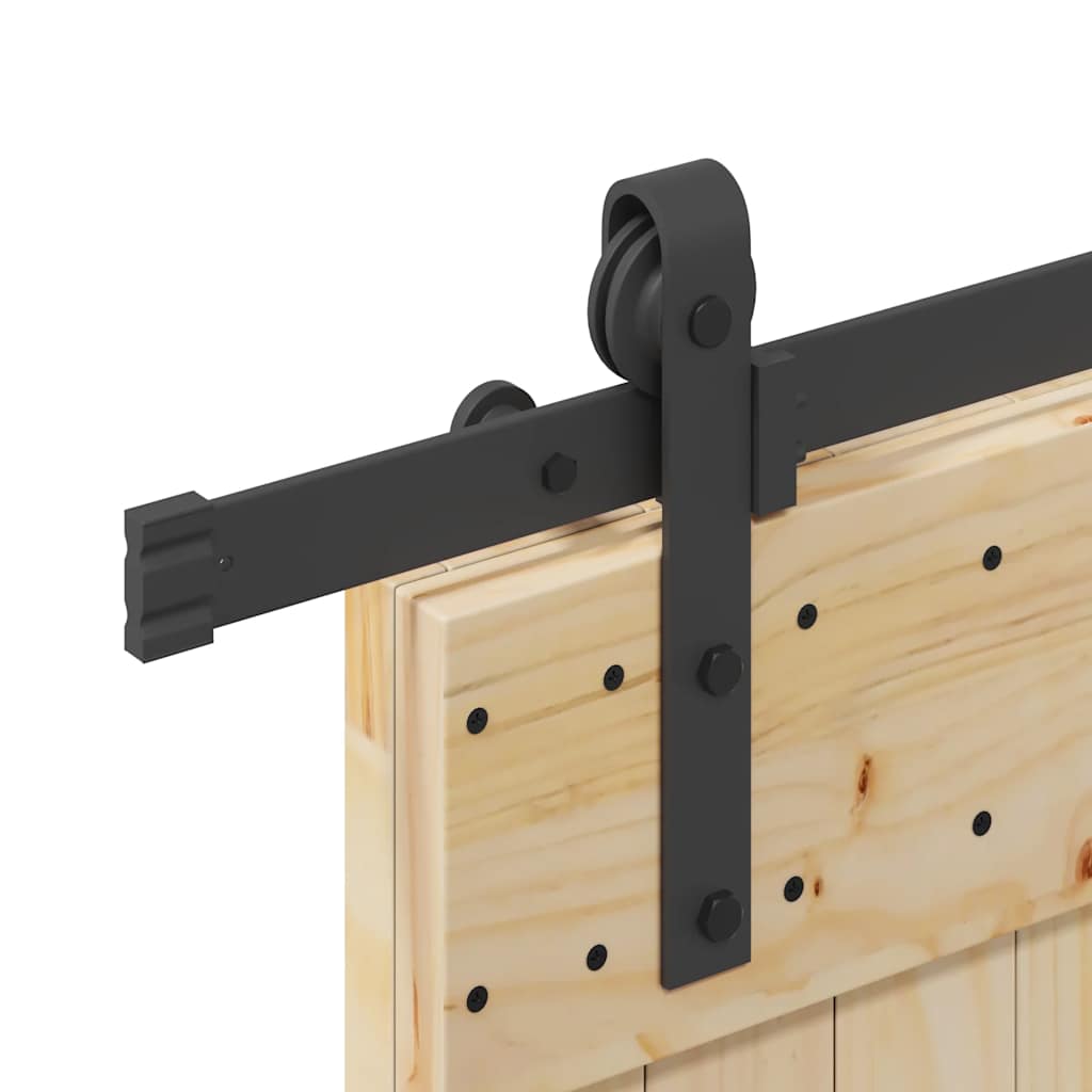 vidaXL Ușă glisantă cu set de feronerie 70x210 cm, lemn masiv de pin vidaXL Ușă glisantă cu set de feronerie 70x210 cm, lemn masiv de pin