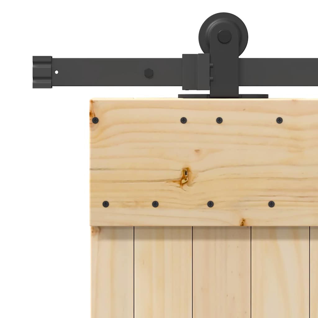 vidaXL Ușă glisantă cu set de feronerie 70x210 cm, lemn masiv de pin vidaXL Ușă glisantă cu set de feronerie 70x210 cm, lemn masiv de pin