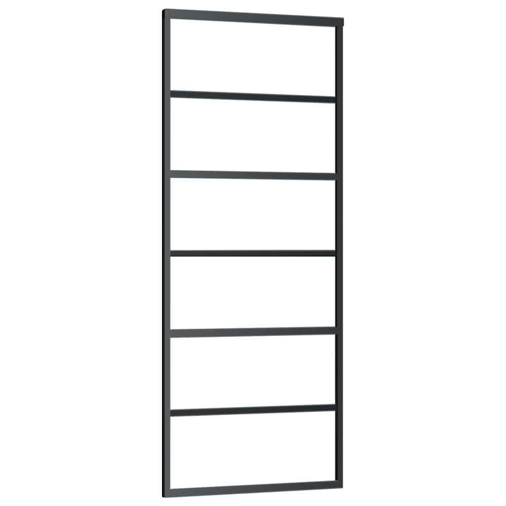 vidaXL Ușă glisantă cu set feronerie, 76x205 cm, sticlă ESG/aluminiu