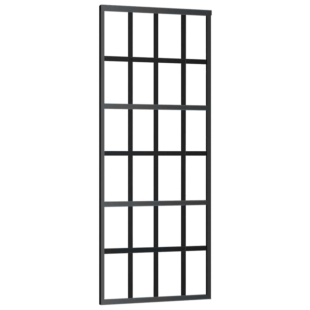 vidaXL Ușă glisantă cu set feronerie, 76x205 cm, sticlă ESG/aluminiu