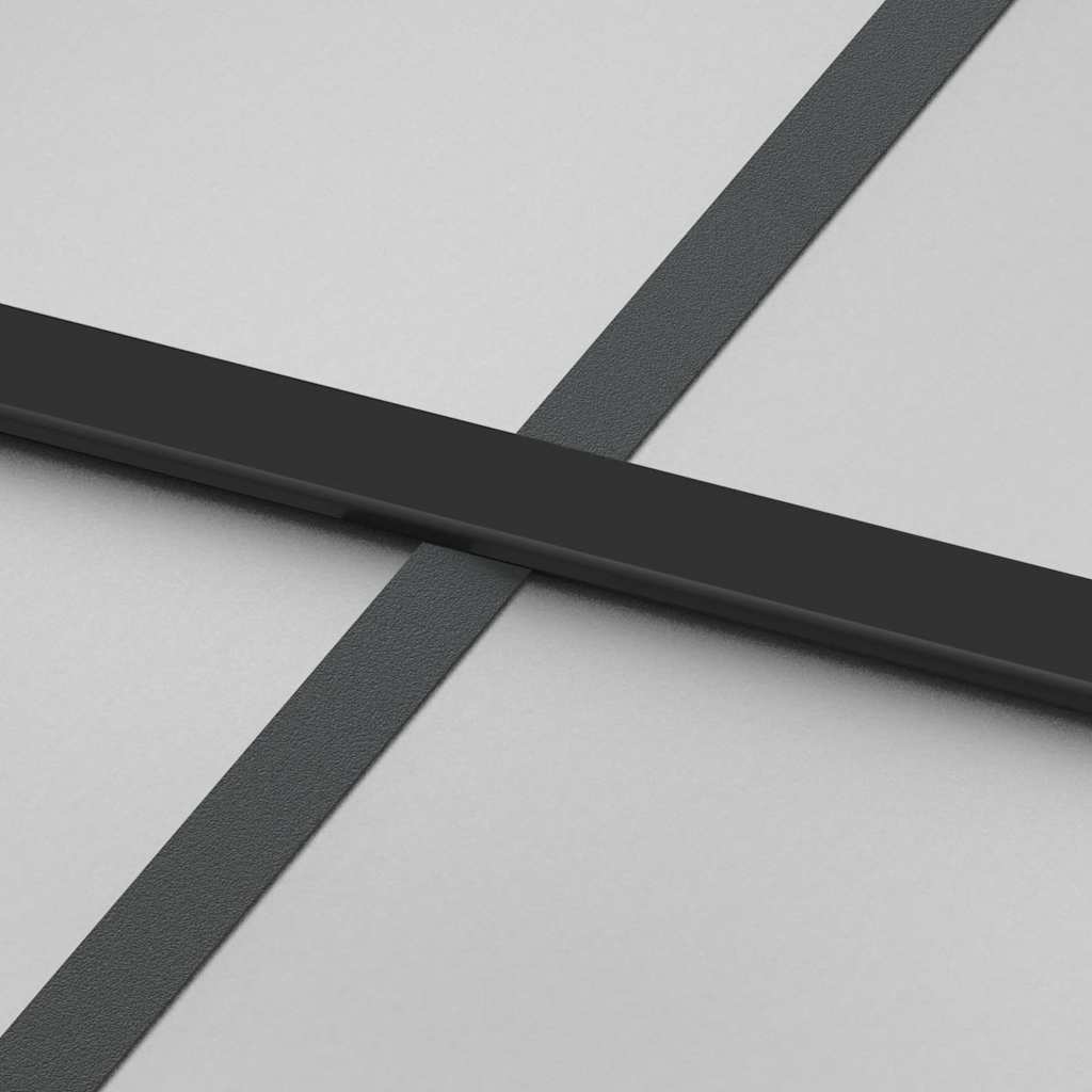 vidaXL Ușă glisantă cu set feronerie, 76x205 cm, sticlă ESG/aluminiu