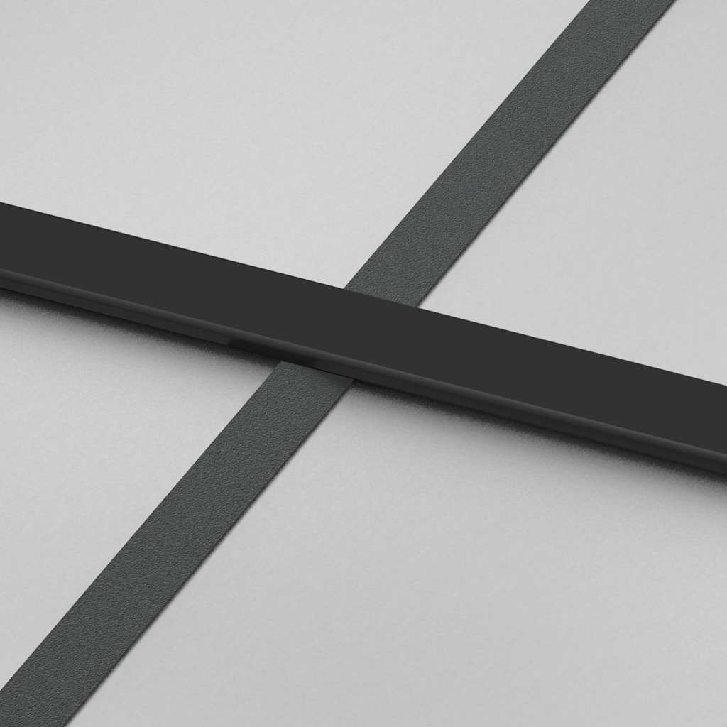 vidaXL Ușă glisantă cu set feronerie, 90x205 cm, sticlă ESG/aluminiu