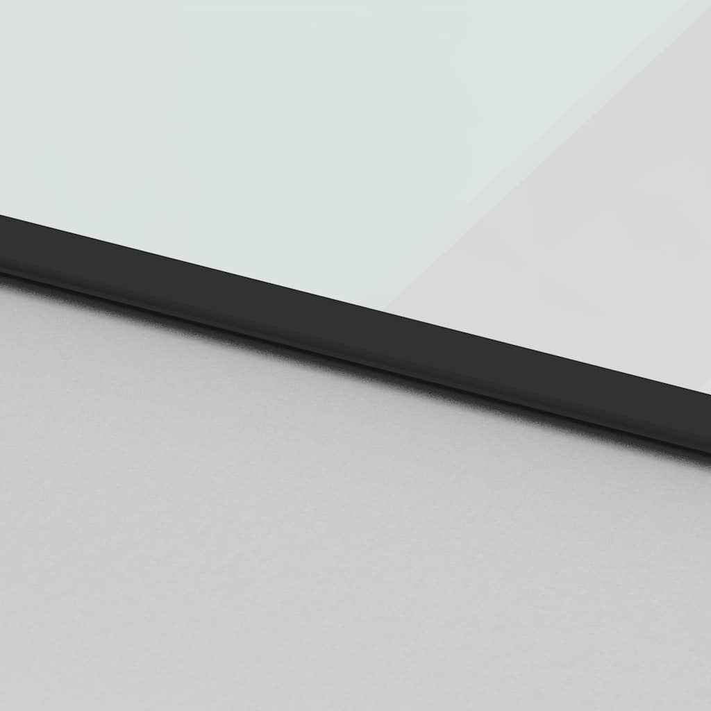 vidaXL Ușă glisantă cu set de feronerie sticlă temperată și aluminiu