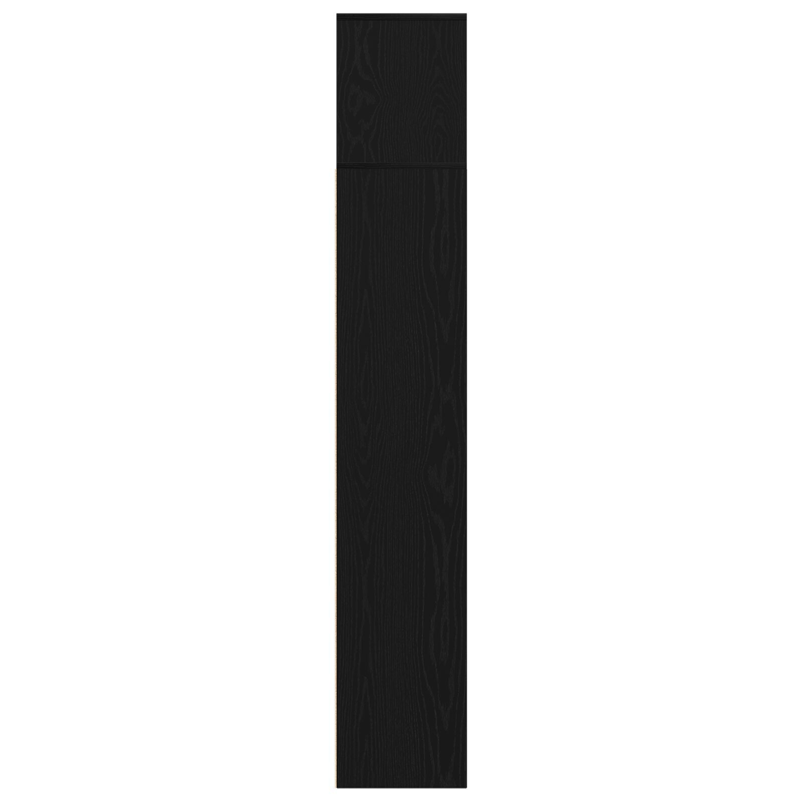 vidaXL Dulap pentru cărți 3 pcs Stejar Negru 36 x 30 x 143 cm vidaXL Dulap pentru cărți 3 pcs Stejar Negru 36 x 30 x 143 cm