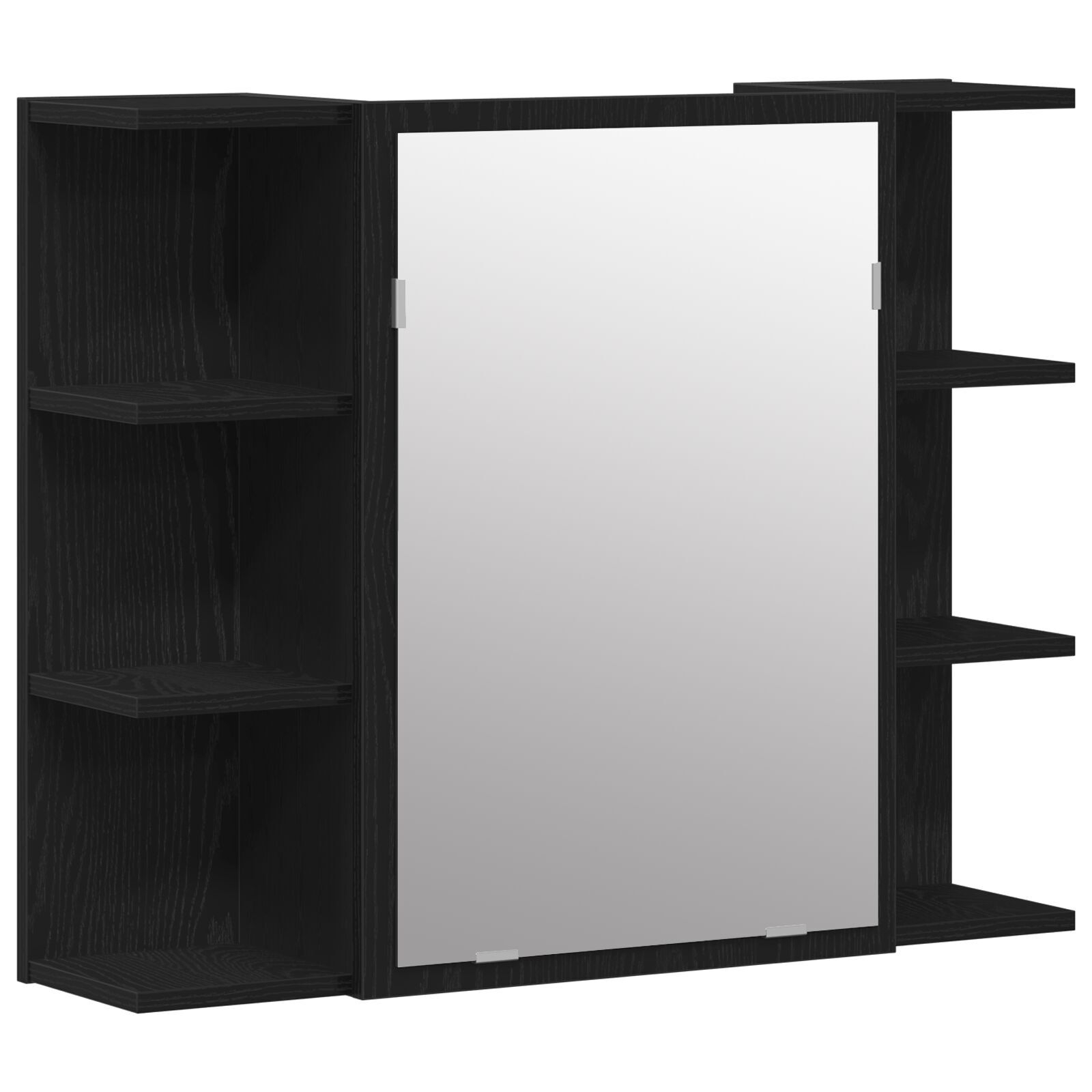 vidaXL Set de mobilier pentru baie 4 pcs Negru 30 x 30 x 179.5 cm vidaXL Set de mobilier pentru baie 4 pcs Negru 30 x 30 x 179.5 cm