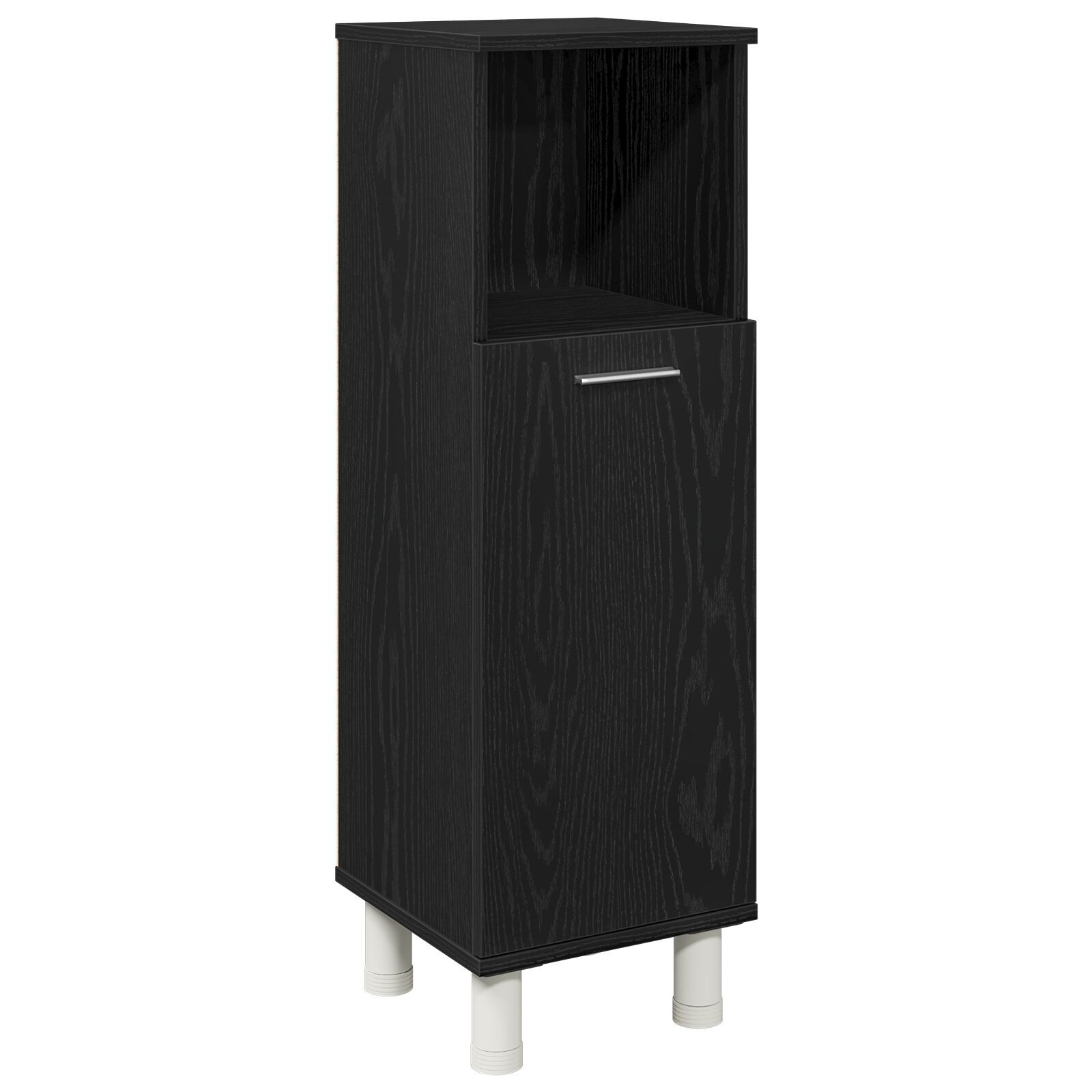 vidaXL Set de mobilier pentru baie 4 pcs Negru 30 x 30 x 179.5 cm vidaXL Set de mobilier pentru baie 4 pcs Negru 30 x 30 x 179.5 cm