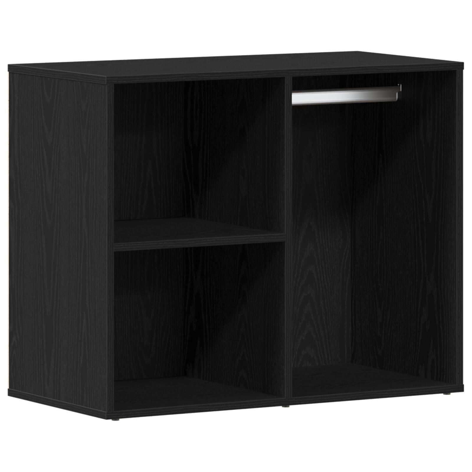 Set de masă de toaletă vidaXL cu LED din stejar negru din lemn ingineresc Set de masă de toaletă vidaXL cu LED din stejar negru din lemn ingineresc
