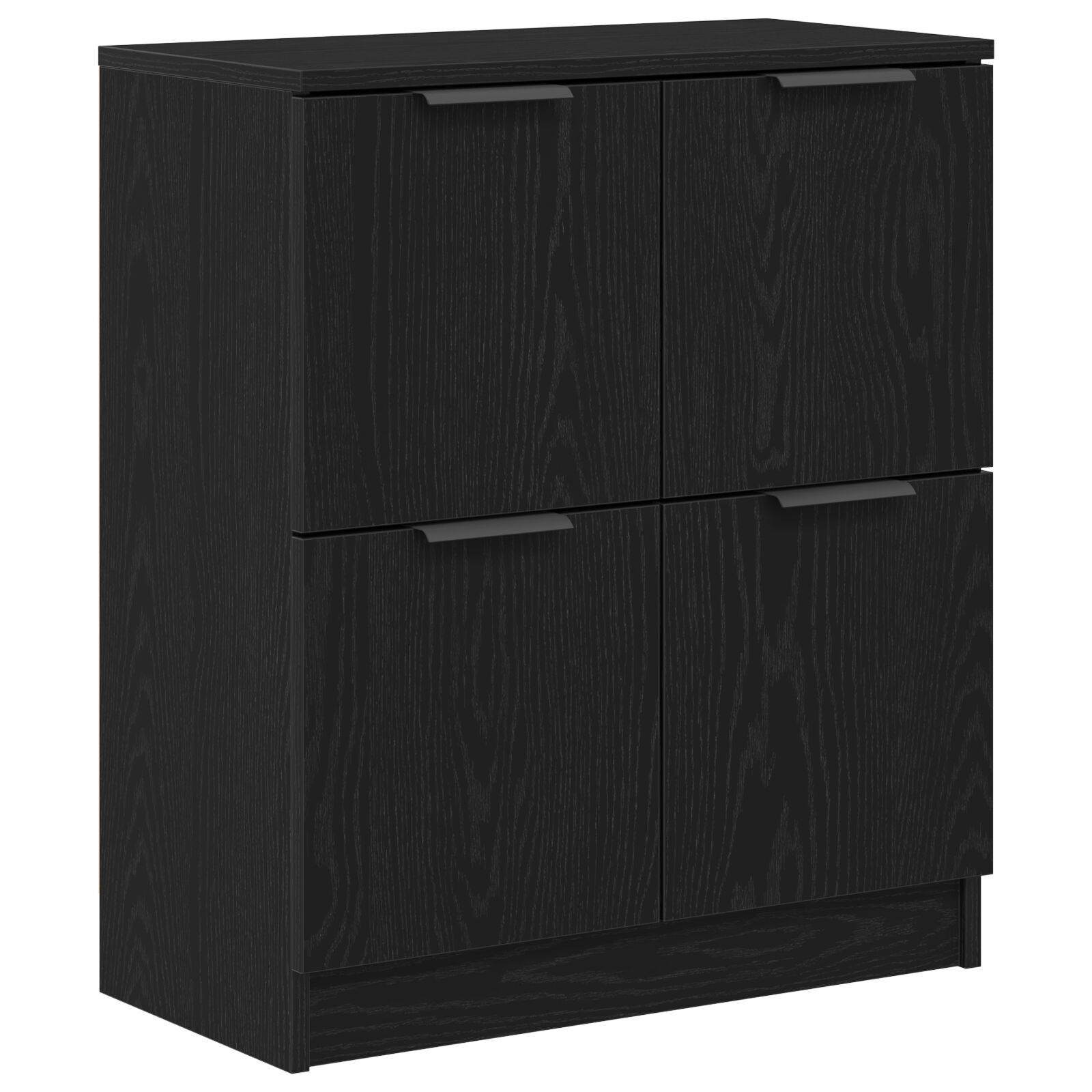vidaXL Bufet Stejar negru 180 x 30 x 70 cm Lemn compozit
