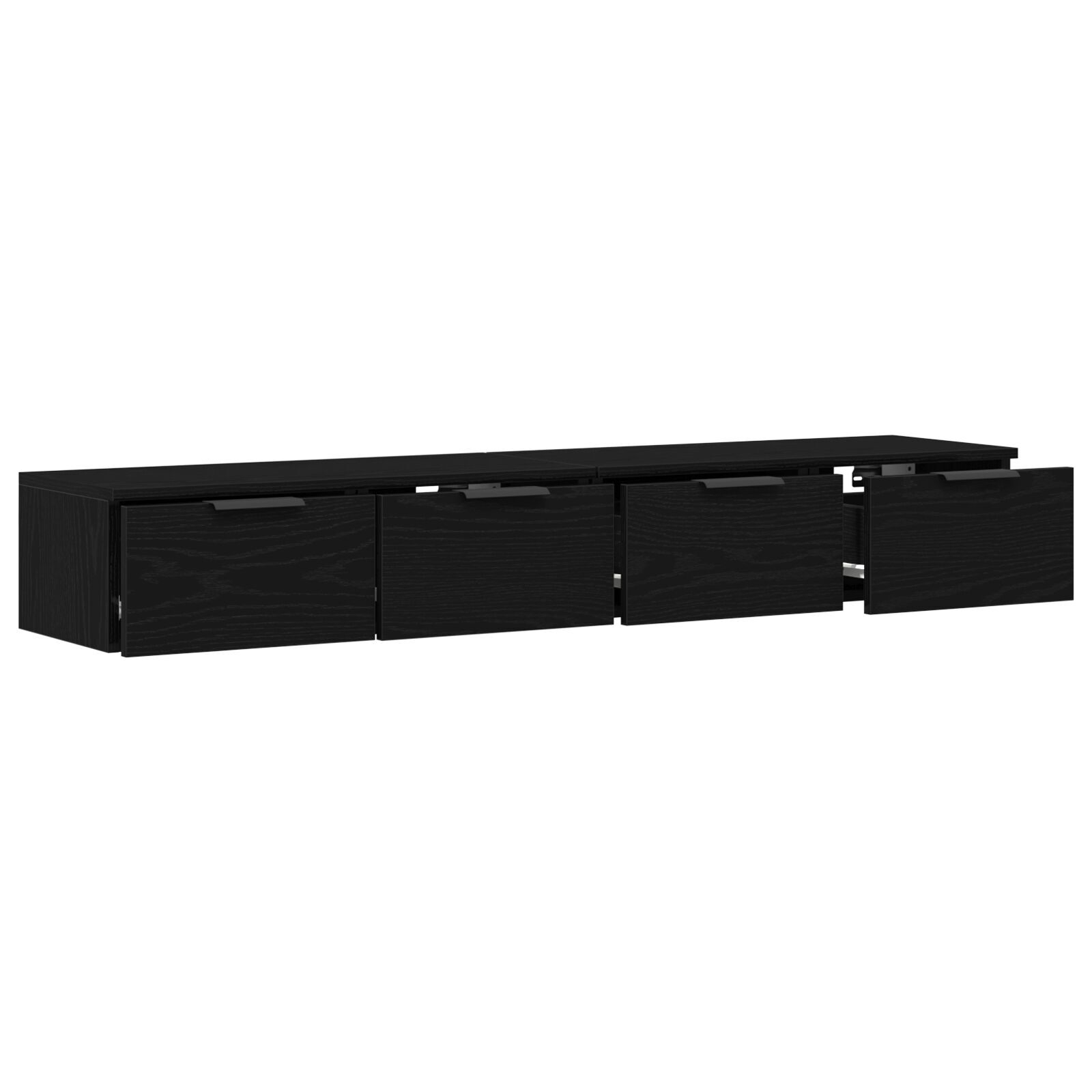 vidaXL Cabițe 2 piese Stejar negru 68x30x20 cm Lemn prelucrat vidaXL Cabițe 2 piese Stejar negru 68x30x20 cm Lemn prelucrat