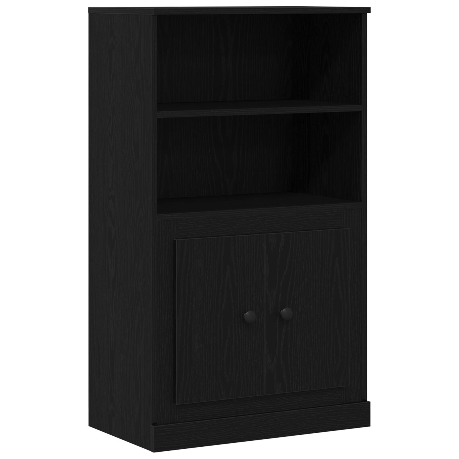vidaXL Highboard Stejar Negru Lemn compozit vidaXL Highboard Stejar Negru Lemn compozit