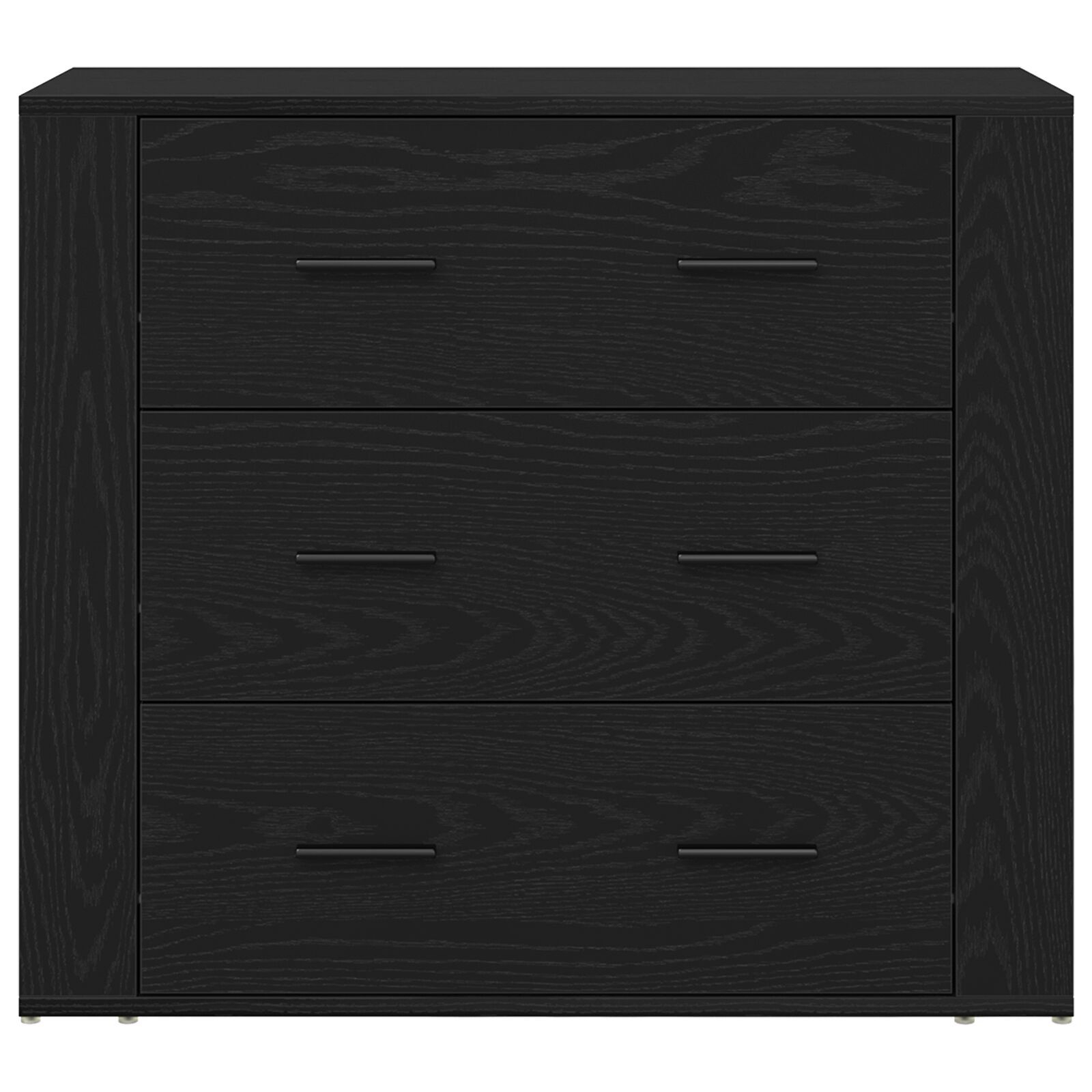 vidaXL Sideboard cu sertar Stejar Negru 240 x 33 x 70 cm Lemn compozit