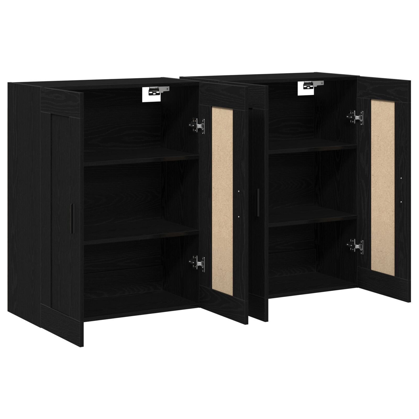 vidaXL Cabinet suspendat 2 pcs stejar artizanal 160 x 34 x 90 cm vidaXL Cabinet suspendat 2 pcs stejar artizanal 160 x 34 x 90 cm
