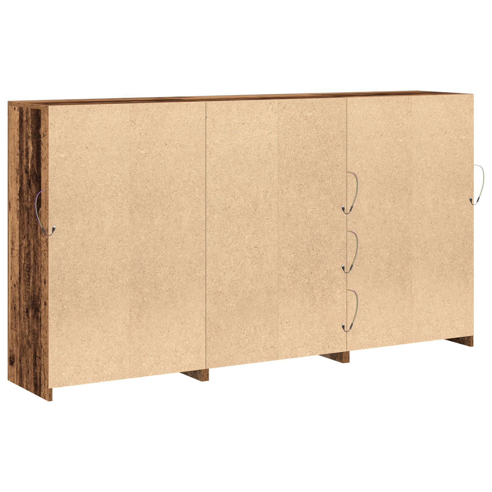 Pardoseală vidaXL cu LED-uri Lemn vechi 202x37x100 cm Lemn prelucrat Pardoseală vidaXL cu LED-uri Lemn vechi 202x37x100 cm Lemn prelucrat