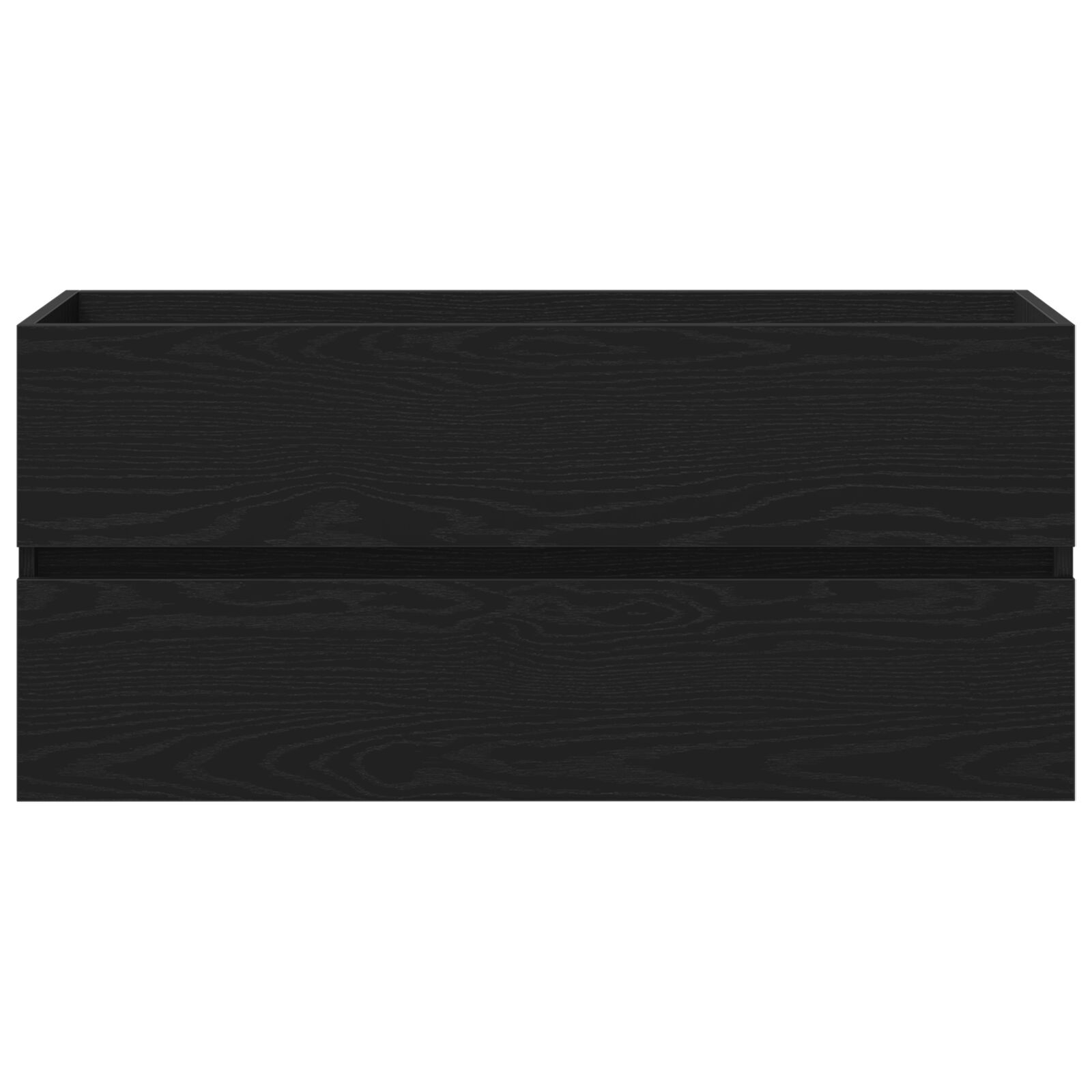 vidaXL Dulap cu Chiuvetă Stejar negru 100 x 39 x 62 cm Lemn compozit