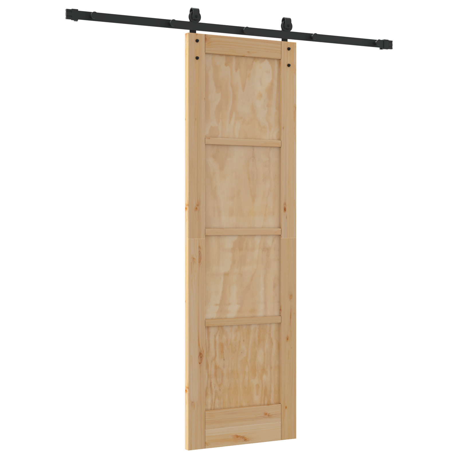 Ușă glisantă vidaXL cu Set de accesorii 61x198.5 cm Lemn masiv de pin