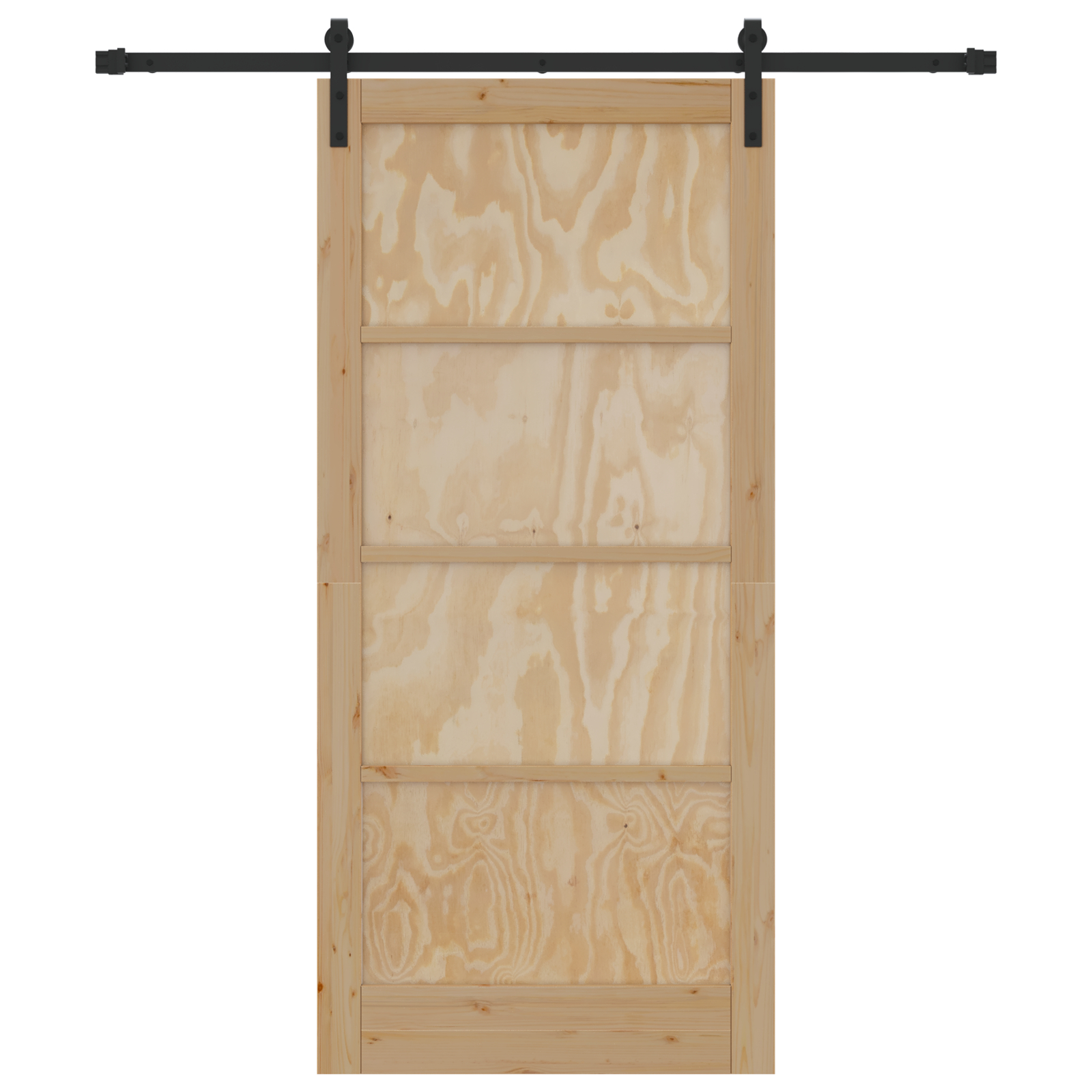 vidaXL Ușa Glisantă Manual Natural și negru 93 x 202 cm vidaXL Ușa Glisantă Manual Natural și negru 93 x 202 cm