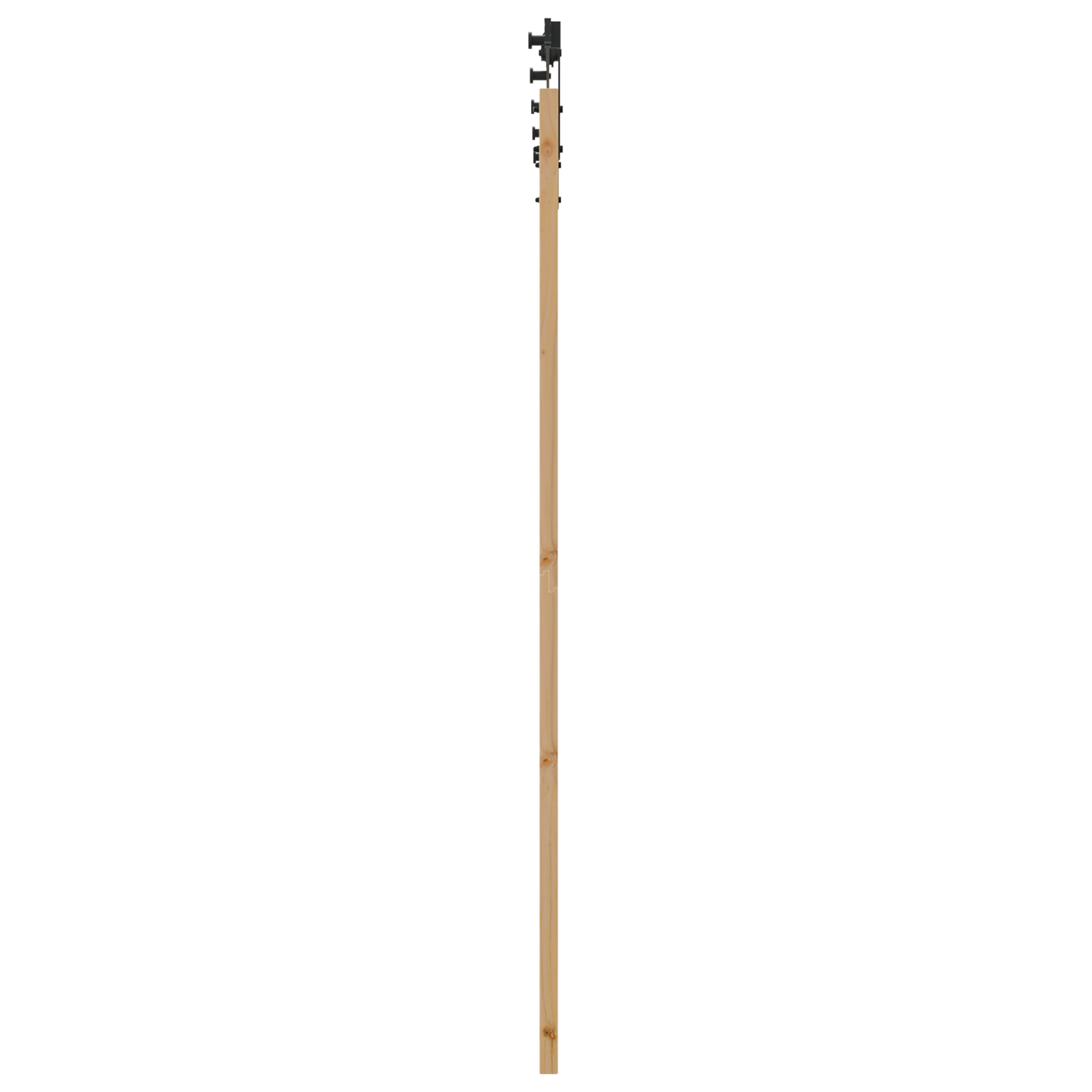 vidaXL Ușa Glisantă Manual Natural și negru 93 x 202 cm vidaXL Ușa Glisantă Manual Natural și negru 93 x 202 cm