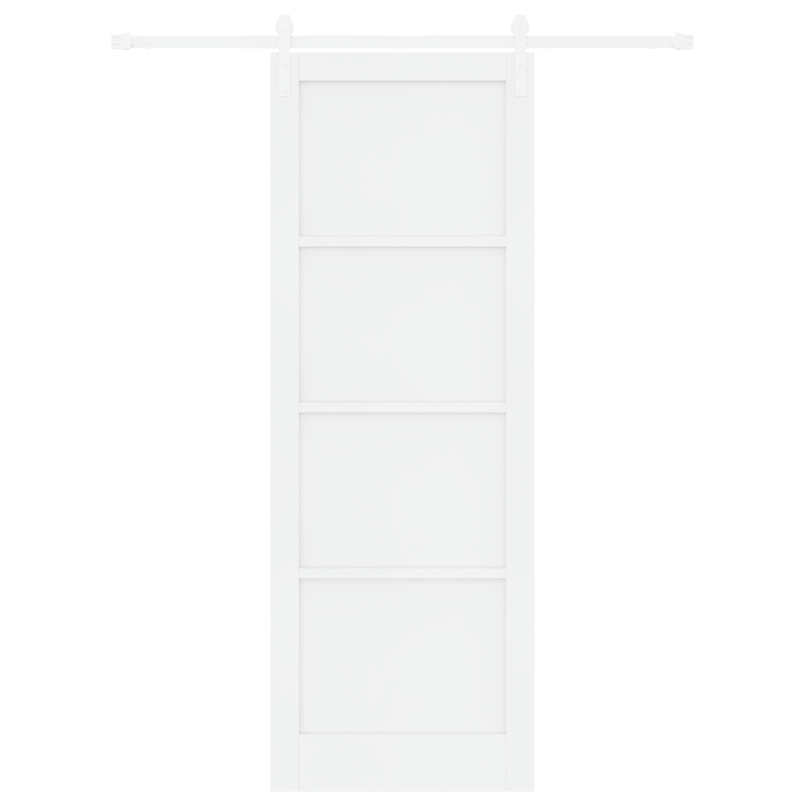 vidaXL Ușa Glisantă Manual Alb 83 x 232 cm Lemn de pin solid și oțel vidaXL Ușa Glisantă Manual Alb 83 x 232 cm Lemn de pin solid și oțel