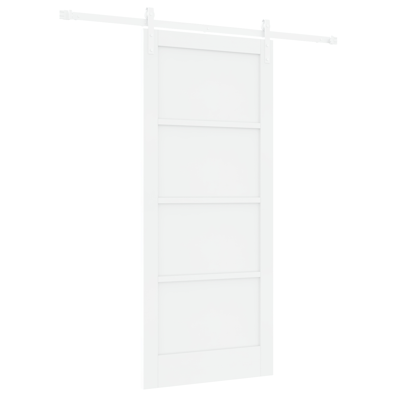 vidaXL Ușa Glisantă Manual Alb 86 x 198.5 cm Lemn de pin solid și oțel vidaXL Ușa Glisantă Manual Alb 86 x 198.5 cm Lemn de pin solid și oțel