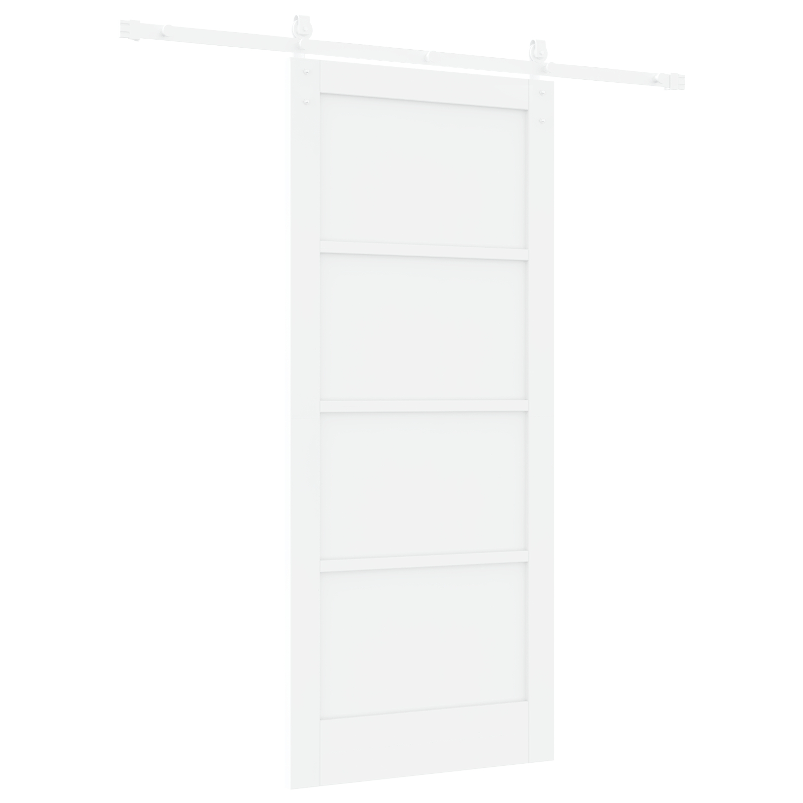 vidaXL Ușa Glisantă Manual Alb 86 x 198.5 cm Lemn de pin solid și oțel vidaXL Ușa Glisantă Manual Alb 86 x 198.5 cm Lemn de pin solid și oțel