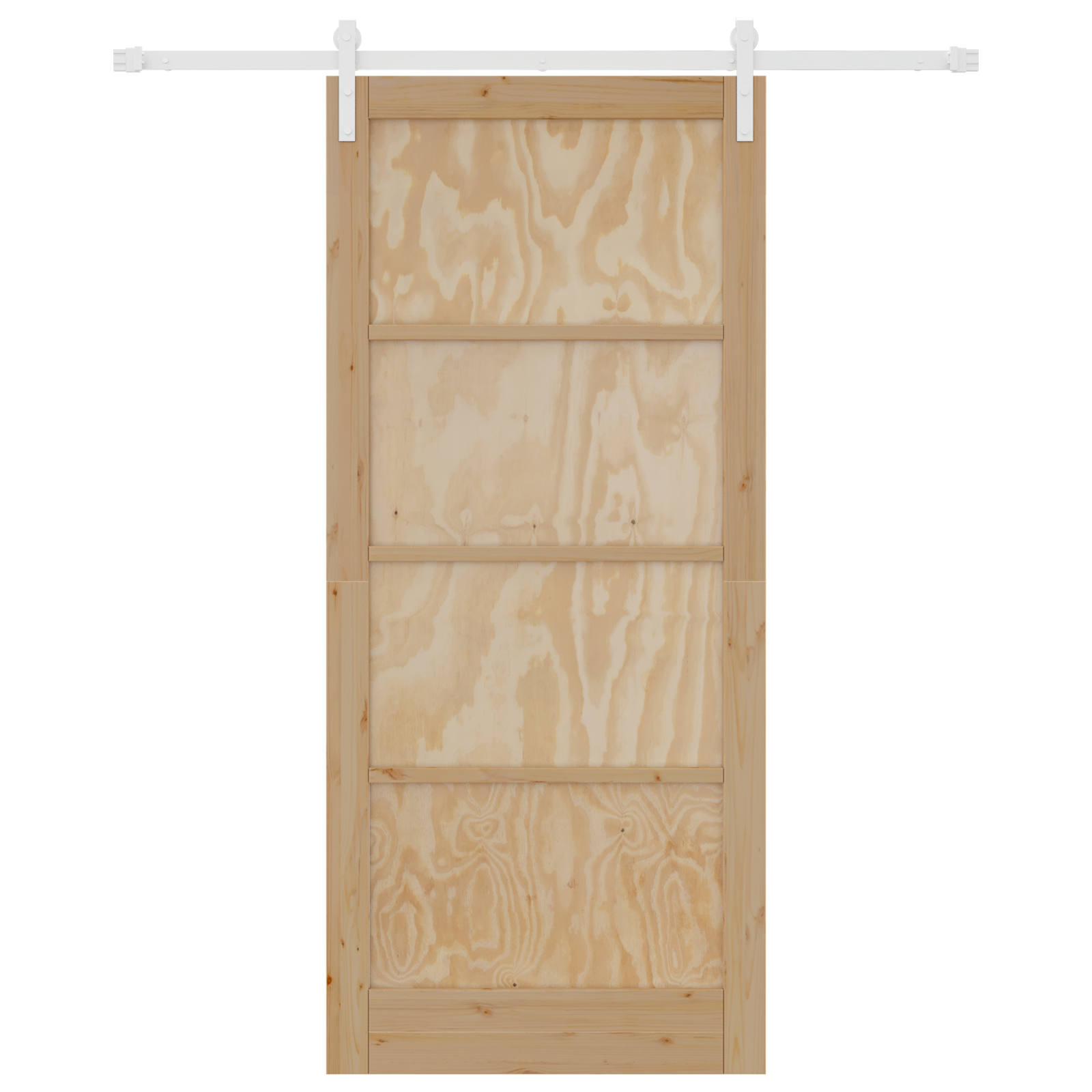 vidaXL Ușa Glisantă Manual Natural și alb 93 x 211 cm vidaXL Ușa Glisantă Manual Natural și alb 93 x 211 cm