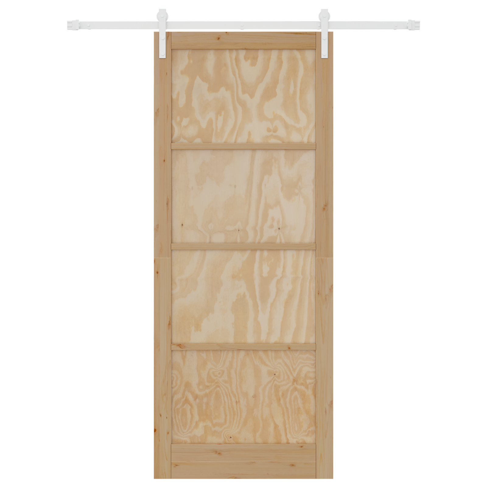 vidaXL Ușa Glisantă Manual Natural și alb 93 x 232 cm vidaXL Ușa Glisantă Manual Natural și alb 93 x 232 cm