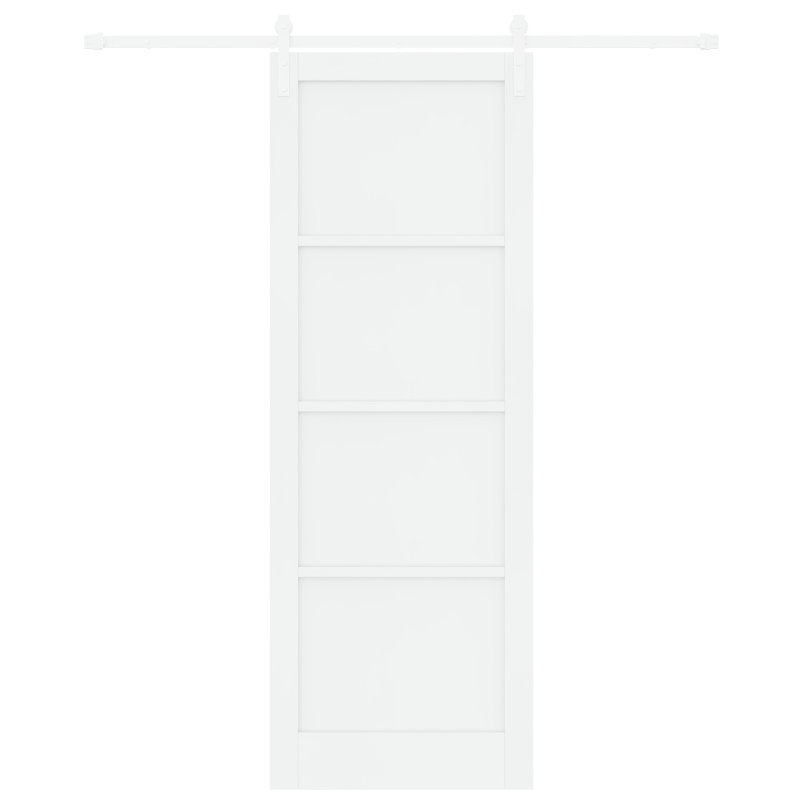 vidaXL Ușa Glisantă Manual Alb 83 x 232 cm Lemn de pin solid și oțel vidaXL Ușa Glisantă Manual Alb 83 x 232 cm Lemn de pin solid și oțel