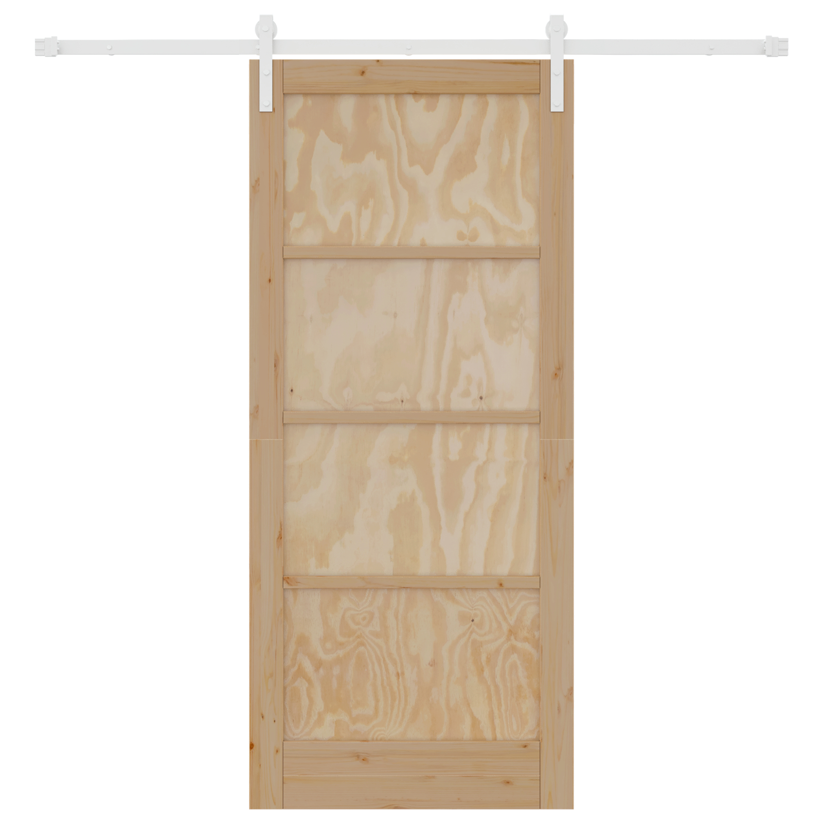 vidaXL Ușa Glisantă Manual Natural și alb 86 x 198.5 cm