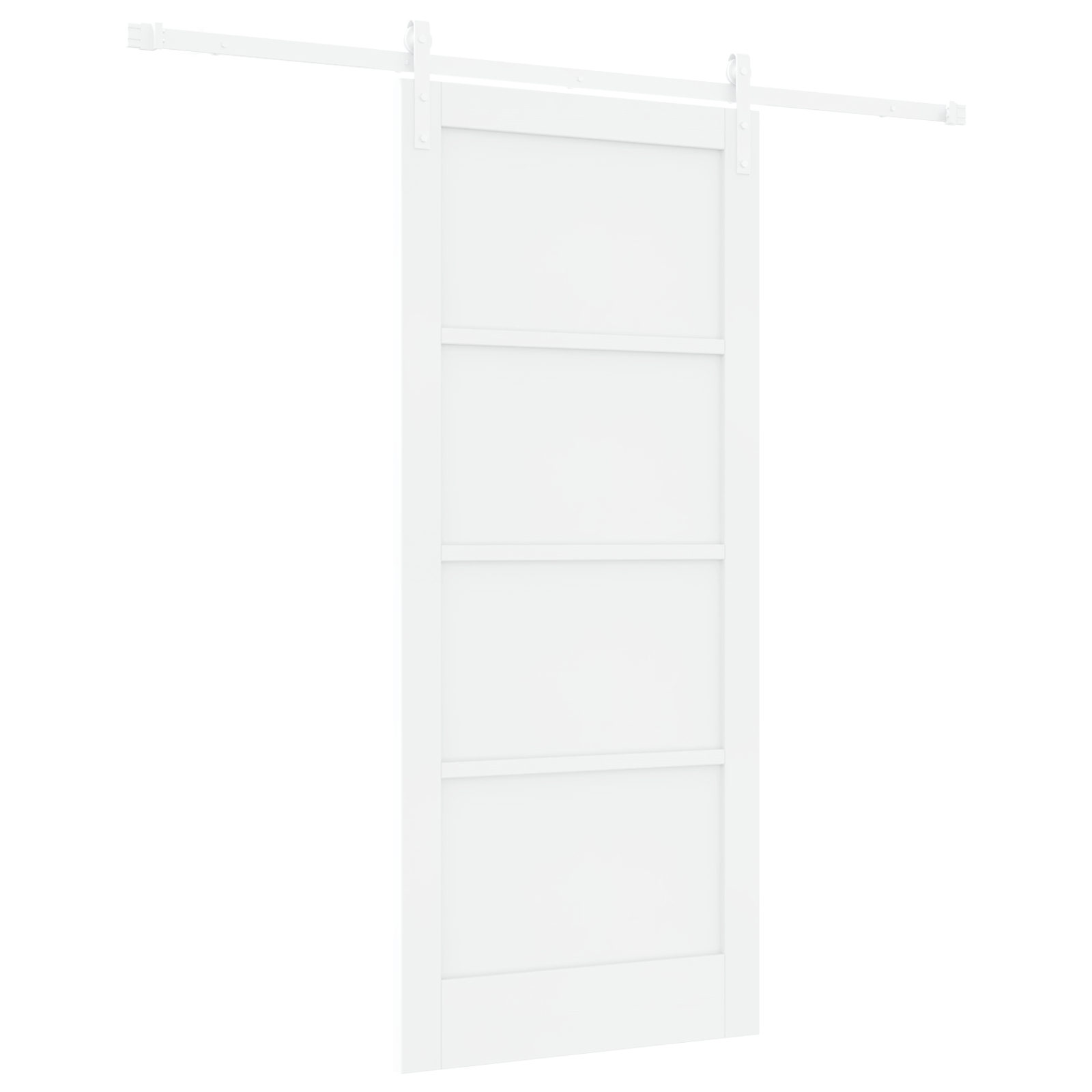 vidaXL Ușa Glisantă Manual Alb 86 x 198.5 cm Lemn de pin solid și oțel vidaXL Ușa Glisantă Manual Alb 86 x 198.5 cm Lemn de pin solid și oțel