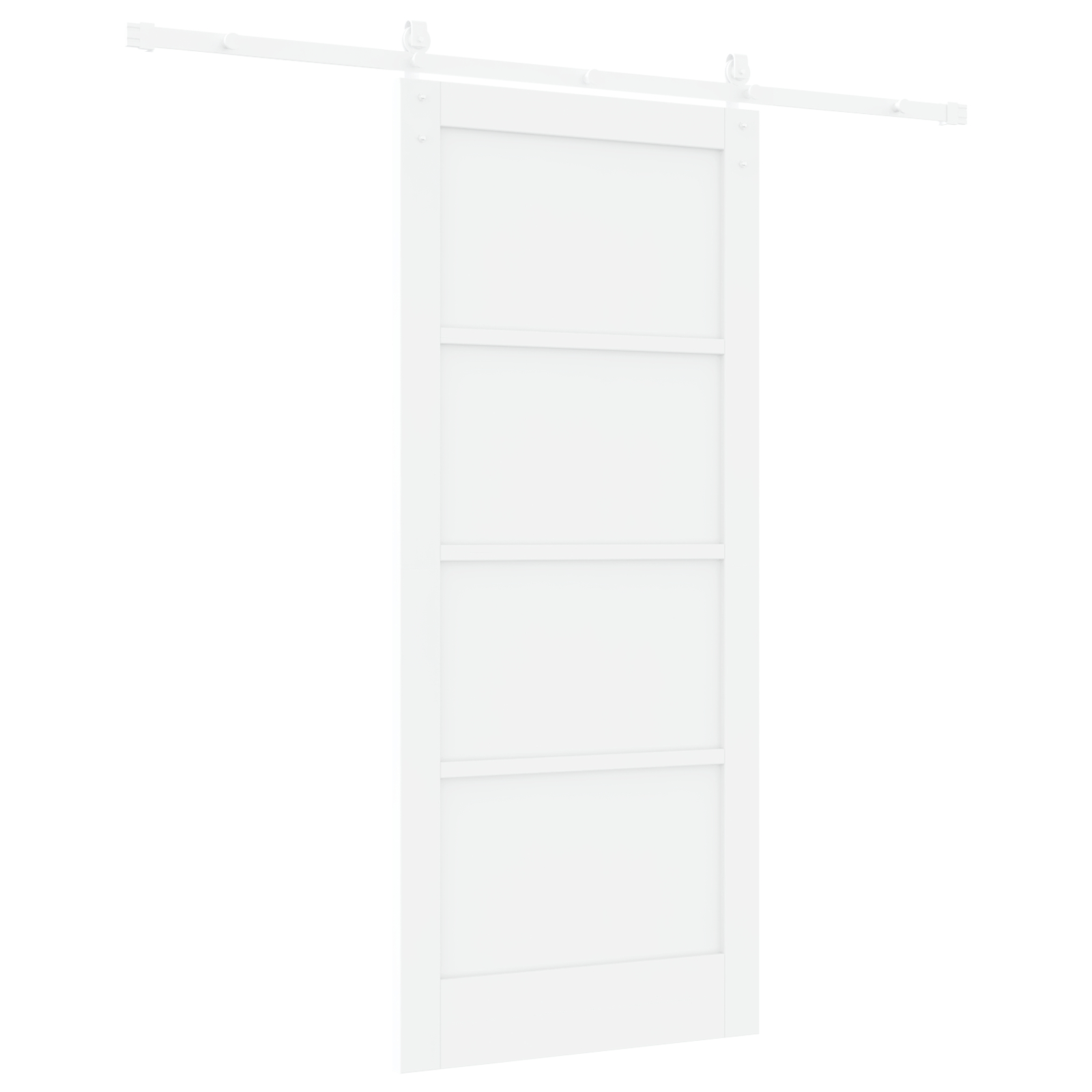 vidaXL Ușa Glisantă Manual Alb 86 x 198.5 cm Lemn de pin solid și oțel vidaXL Ușa Glisantă Manual Alb 86 x 198.5 cm Lemn de pin solid și oțel