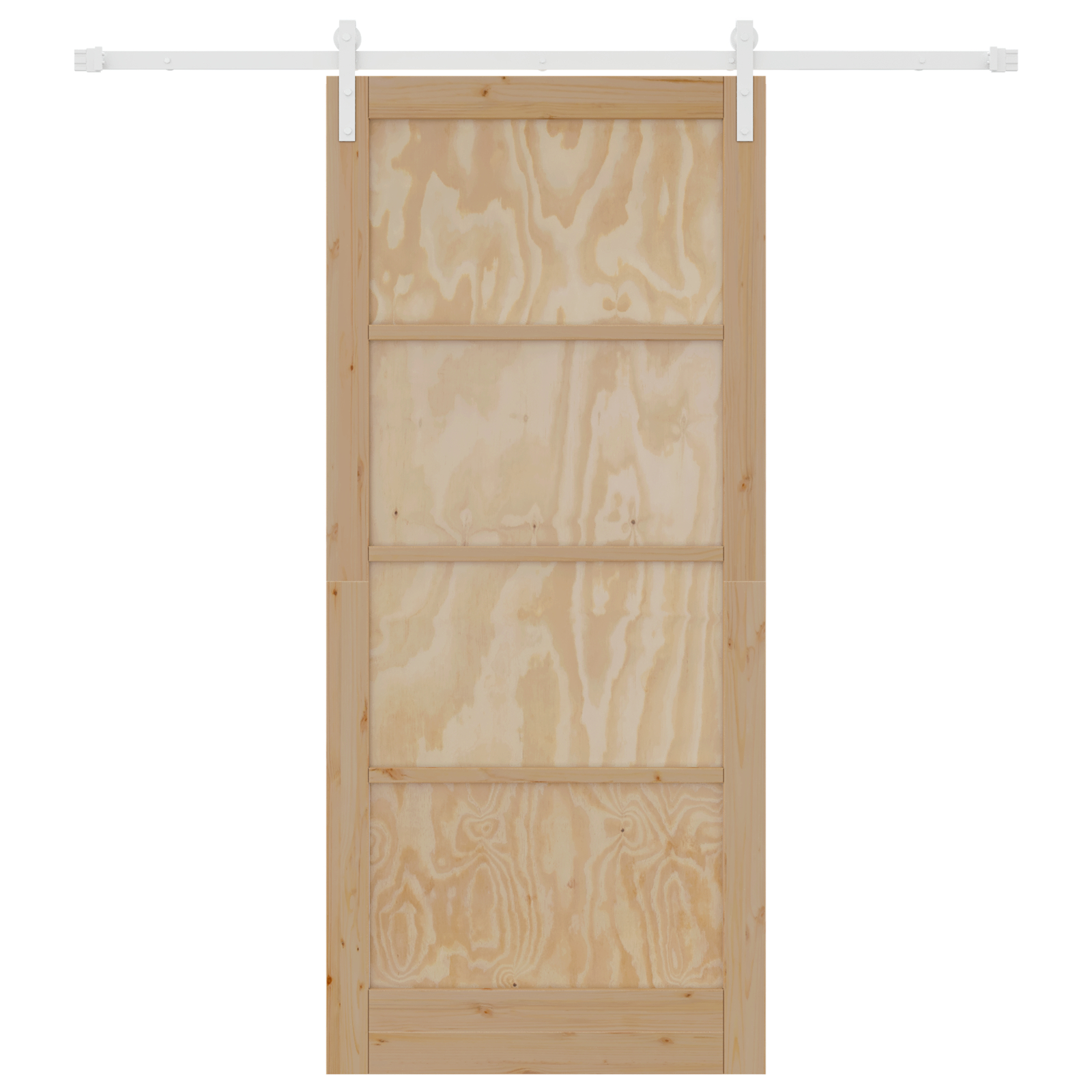 vidaXL Ușa Glisantă Manual Natural și alb 93 x 211 cm vidaXL Ușa Glisantă Manual Natural și alb 93 x 211 cm