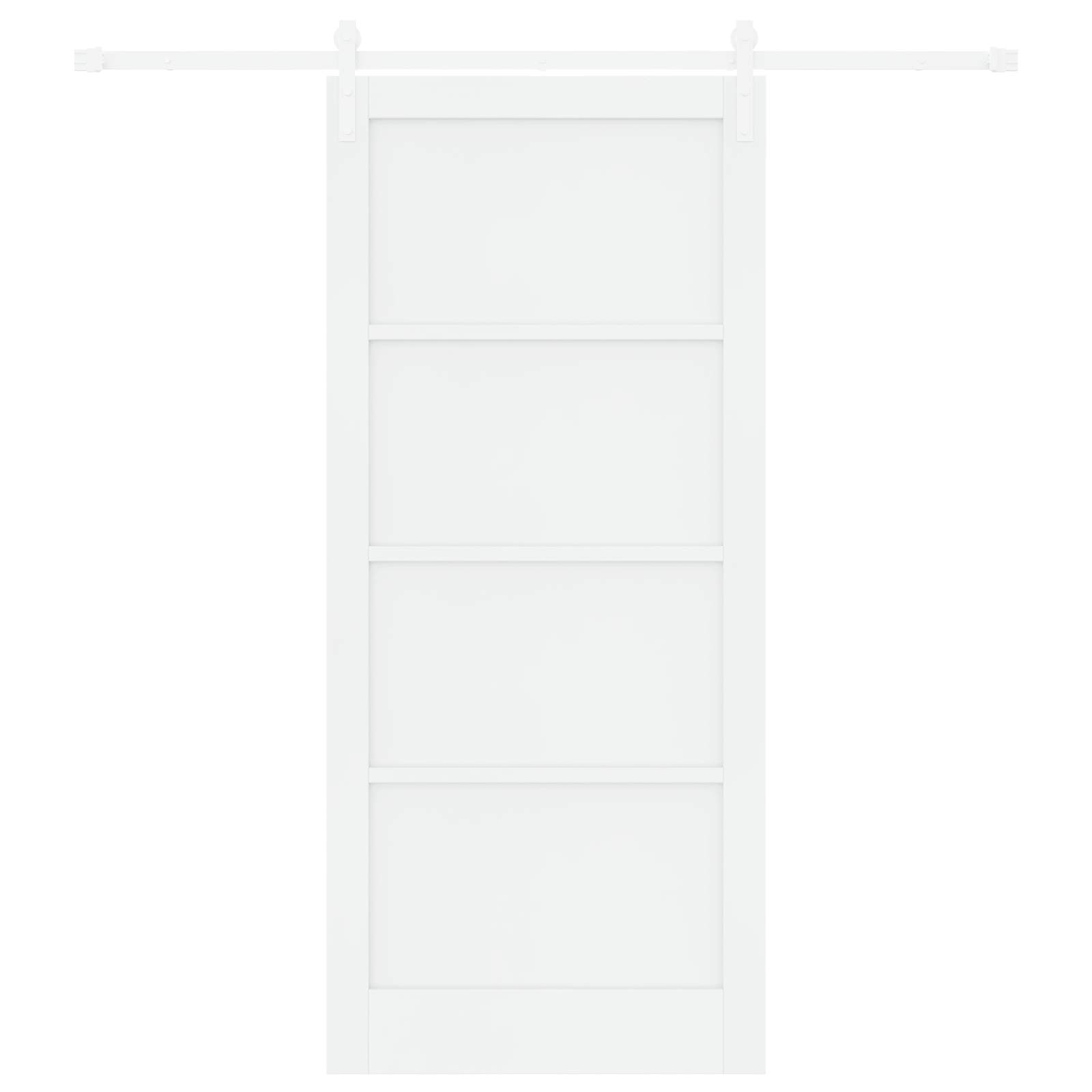 Ușa glisantă vidaXL cu kit de accesorii Alb 93x211 cm din pin solid Ușa glisantă vidaXL cu kit de accesorii Alb 93x211 cm din pin solid