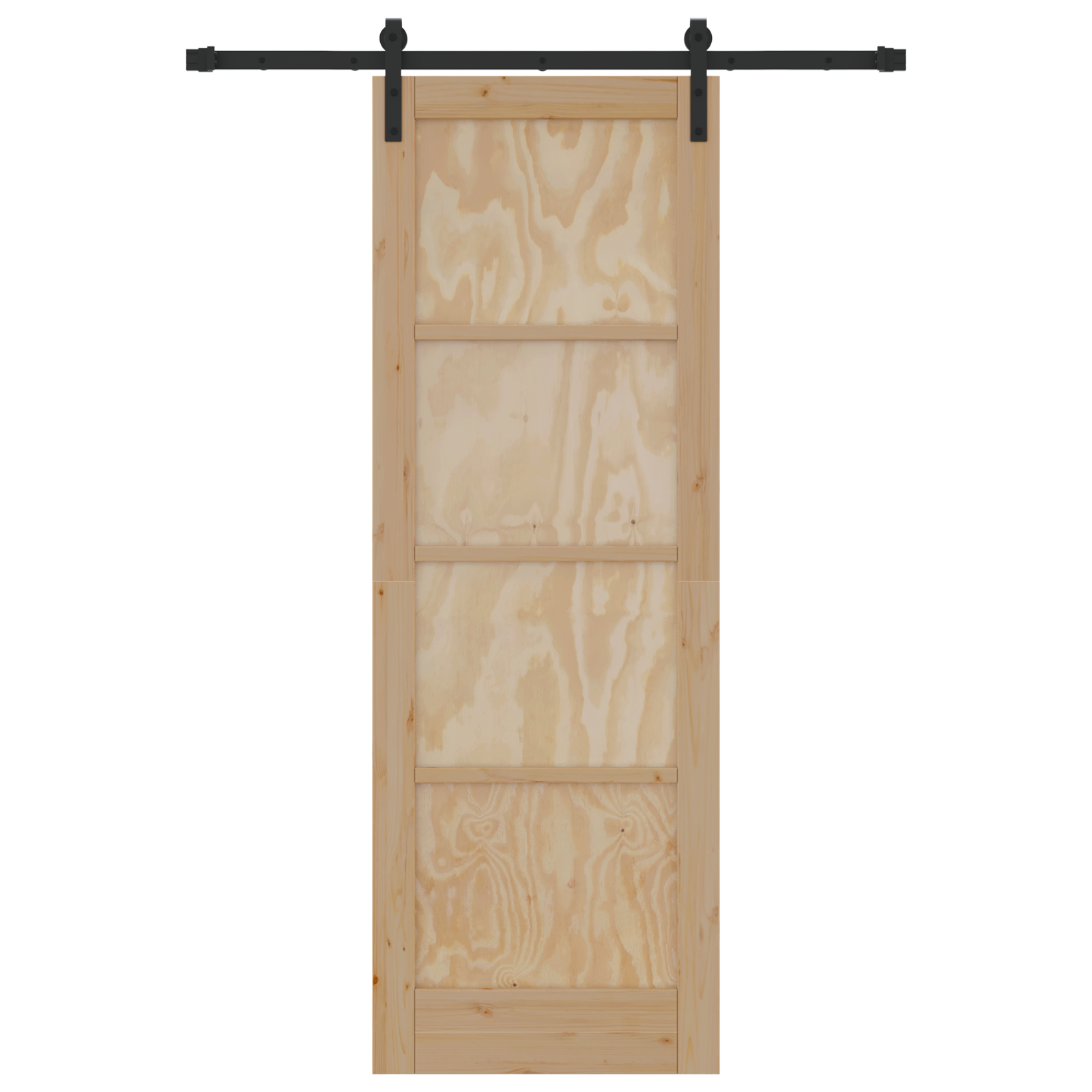 Ușă Glisantă vidaXL cu Set de Accesorii 73.5x211 cm Lemn Solid Pin