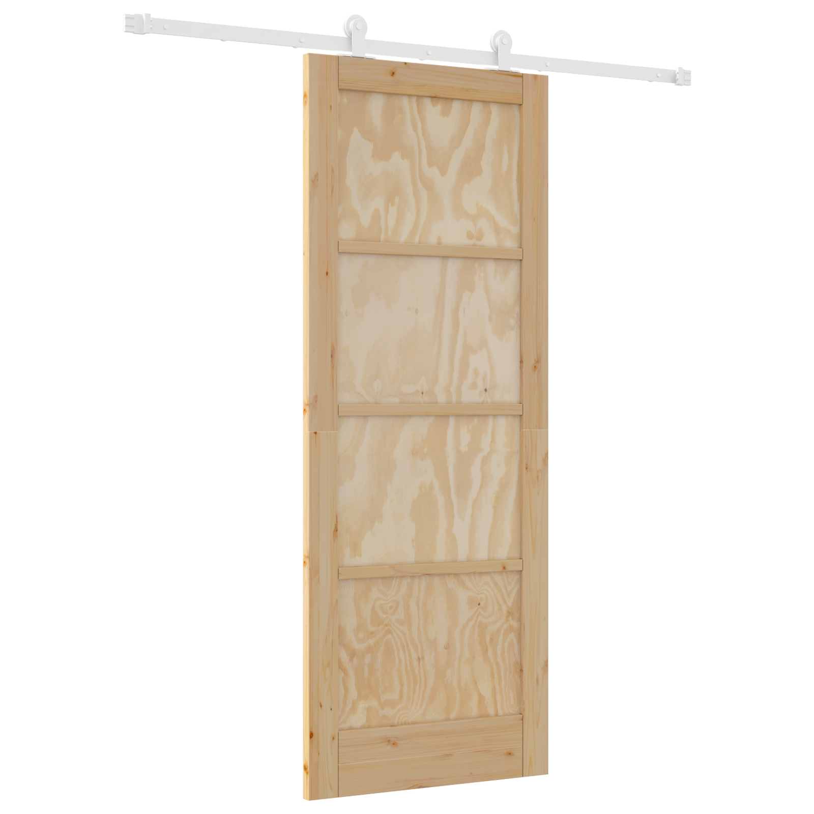 Ușă glisantă vidaXL cu set de accesorii 78x202 cm Lemn masiv de pin