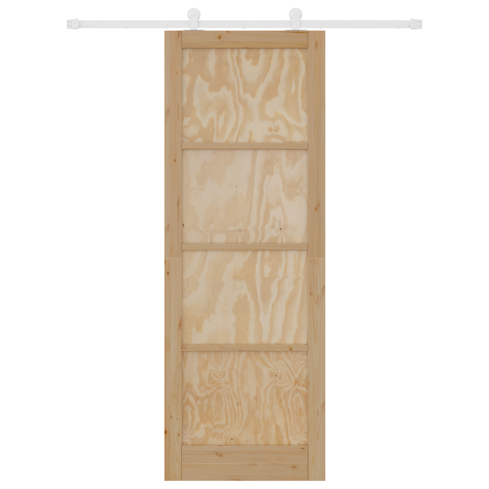 Ușa glisantă vidaXL cu kit de accesorii 83x232 cm din lemn masiv de pin