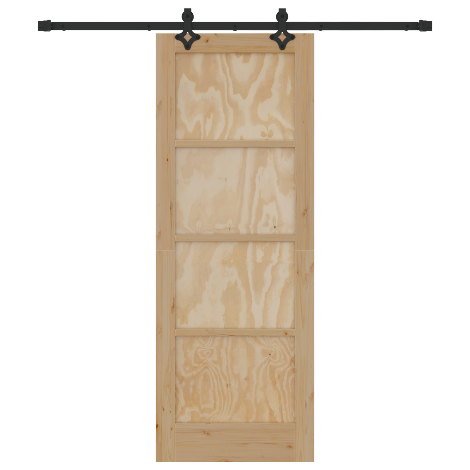 vidaXL Ușă Culisantă Manual Natural și negru 73.5 x 198.5 cm vidaXL Ușă Culisantă Manual Natural și negru 73.5 x 198.5 cm