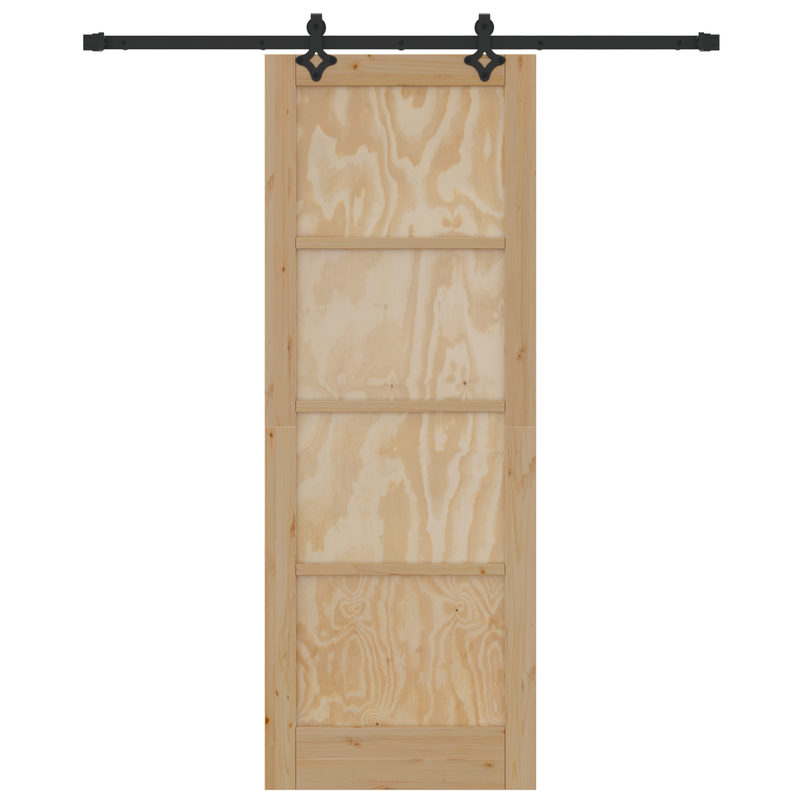 Ușa glisantă vidaXL cu set de accesorii 78x211 cm Lemn masiv de pin