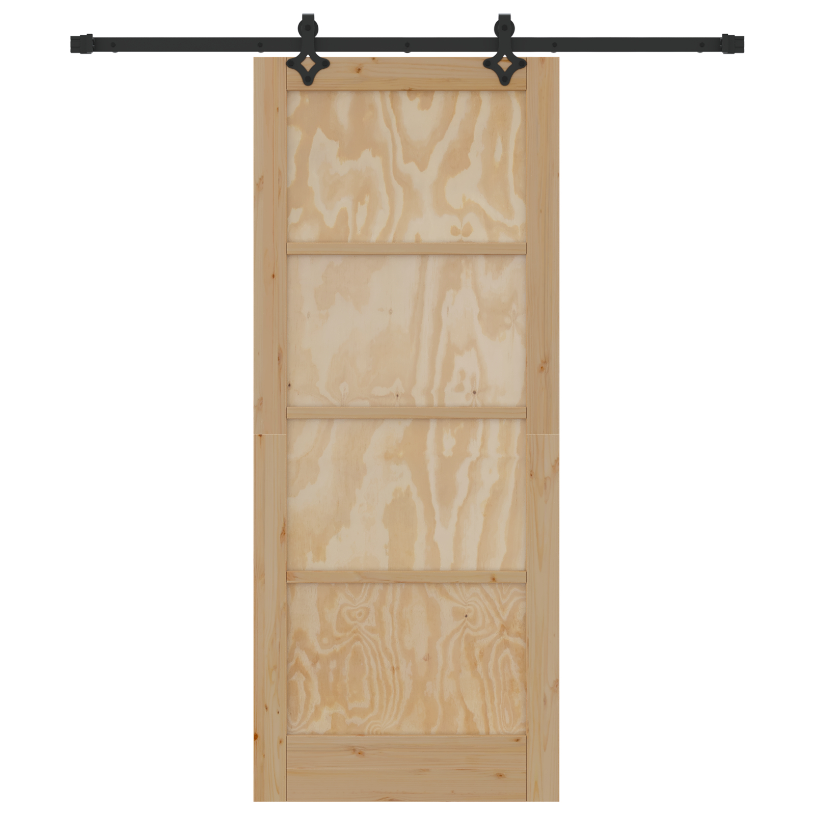 Ușă glisantă vidaXL cu set de accesorii 83x202 cm Lemn masiv de pin
