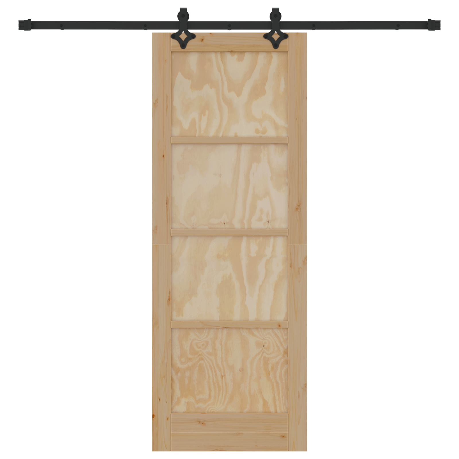 vidaXL Ușă Culisantă Manual Natural și negru 73.5 x 198.5 cm vidaXL Ușă Culisantă Manual Natural și negru 73.5 x 198.5 cm
