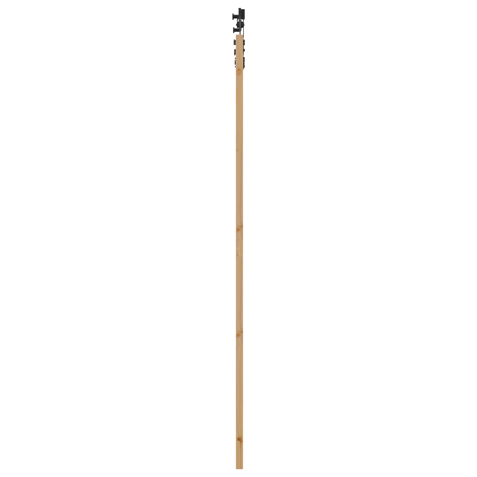 Ușa glisantă vidaXL cu set de accesorii 78x232 cm din lemn masiv de pin