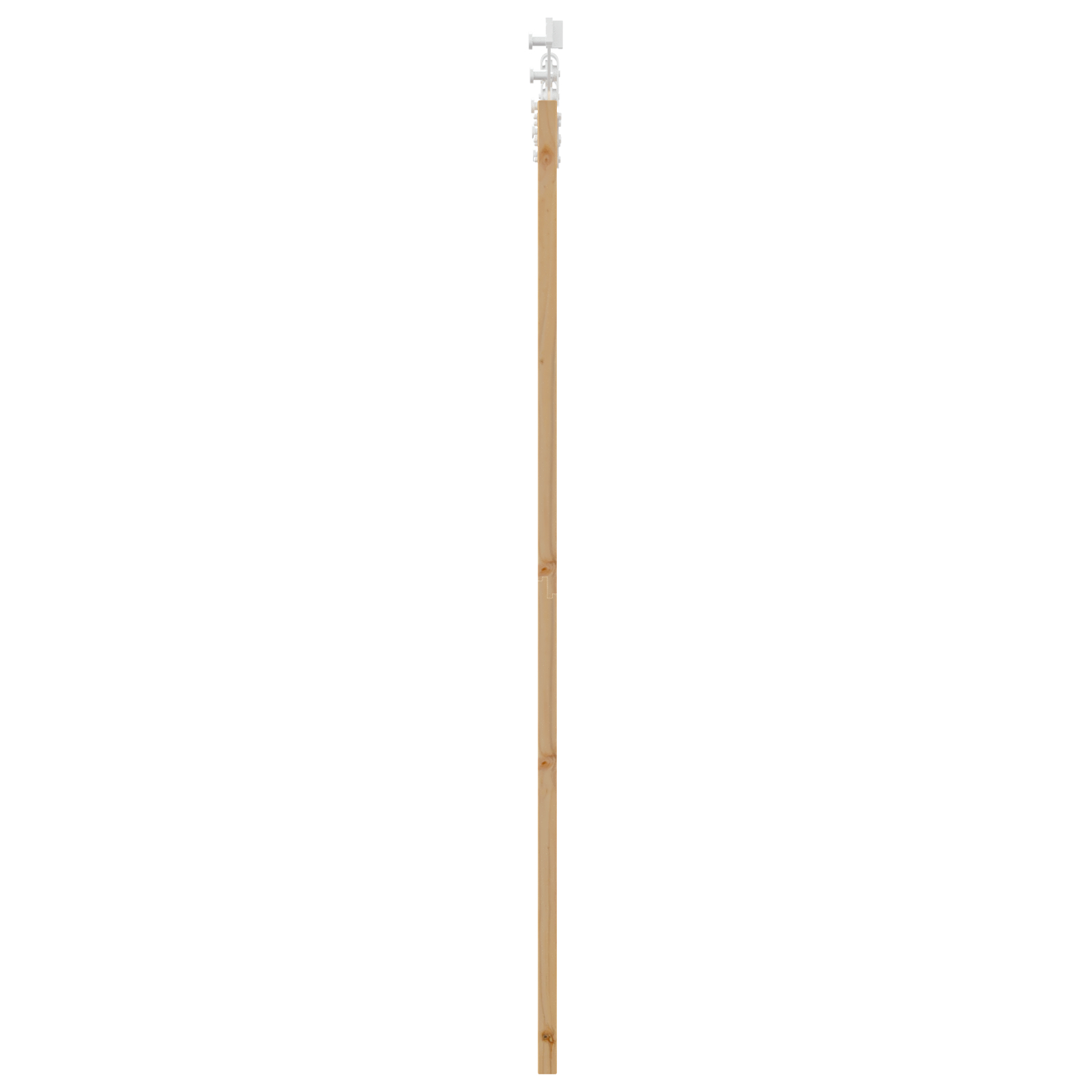 vidaXL Ușă Culisantă Manual Natural și alb 61 x 198.5 cm