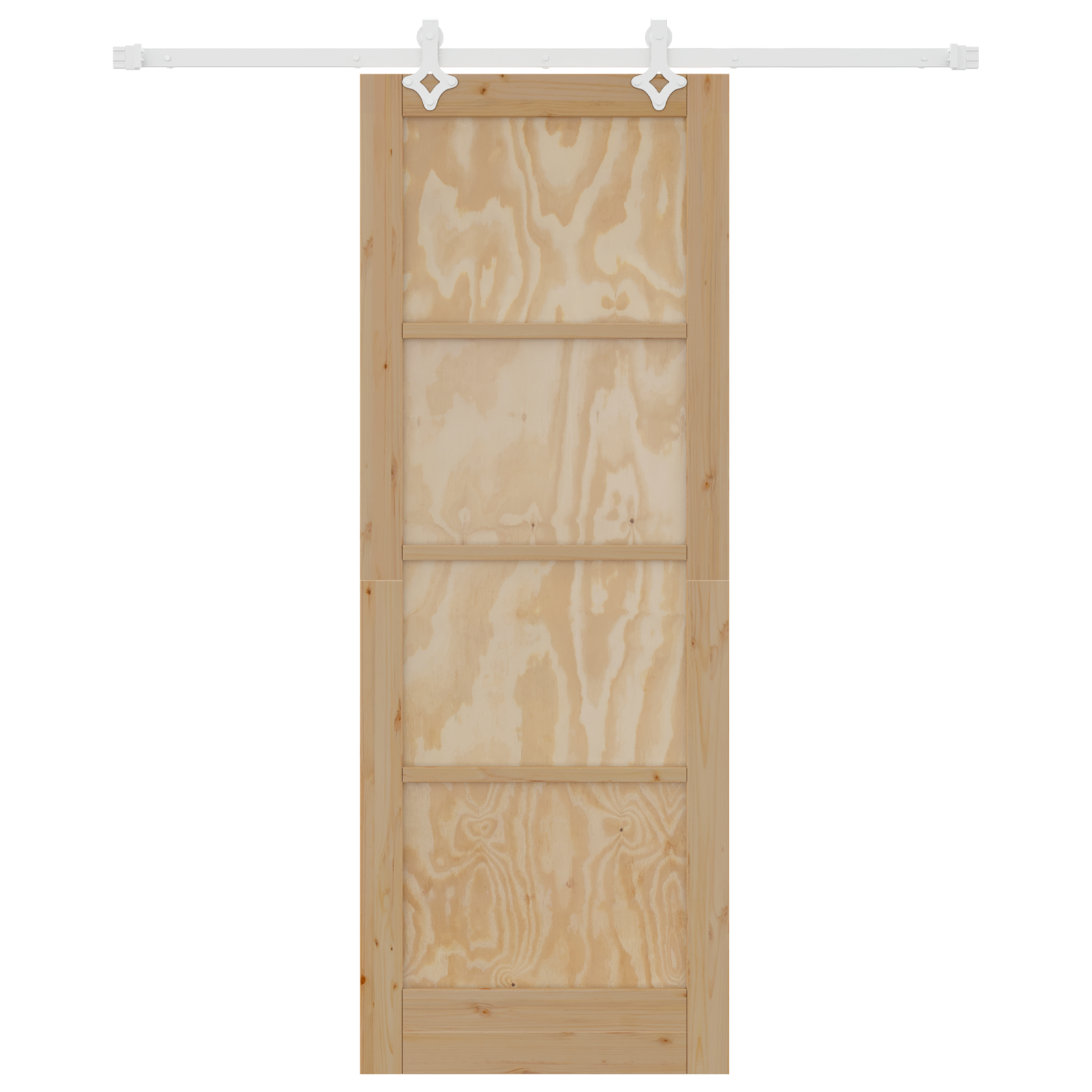 vidaXL Ușă Culisantă Manual Natural și alb 78 x 211 cm vidaXL Ușă Culisantă Manual Natural și alb 78 x 211 cm