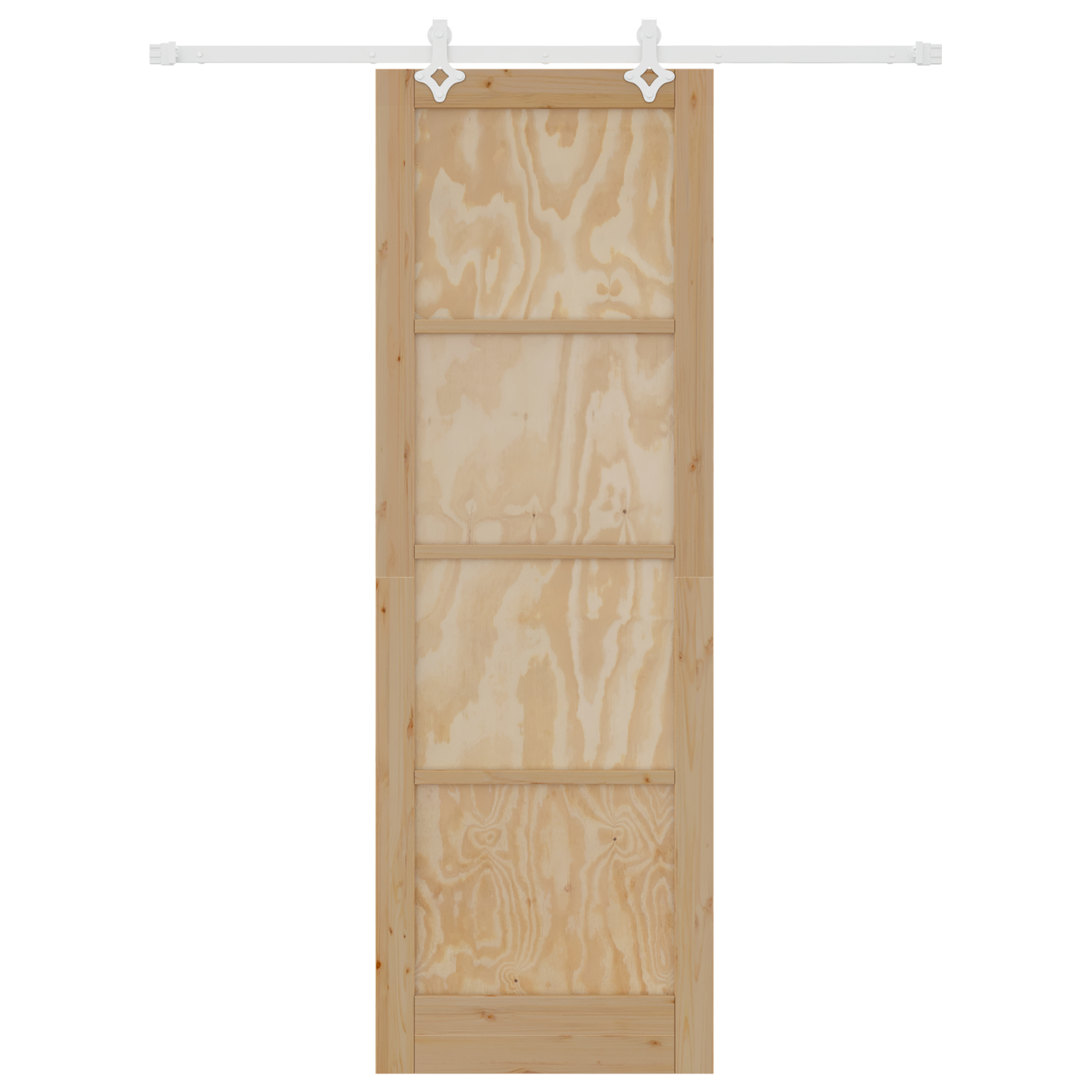 Ușa glisantă vidaXL cu set de accesorii 78x232 cm Lemn solid din pin