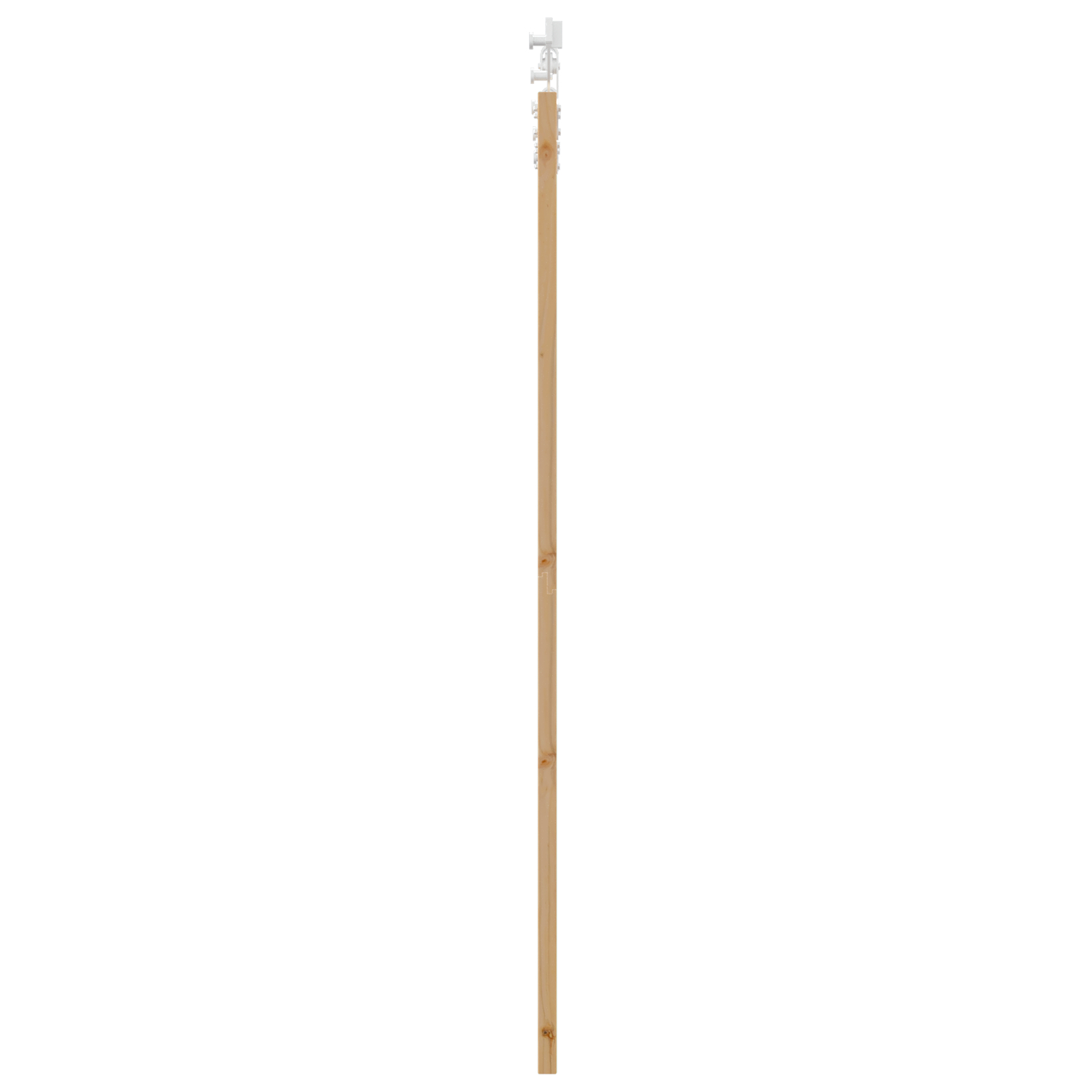 vidaXL Ușă Culisantă Manual Alb 83 x 202 cm Lemn de pin solid și oțel