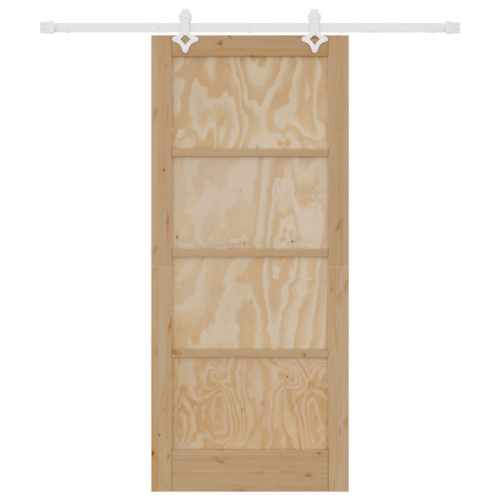 vidaXL Ușă Culisantă Manual Natural și alb 86 x 198.5 cm vidaXL Ușă Culisantă Manual Natural și alb 86 x 198.5 cm